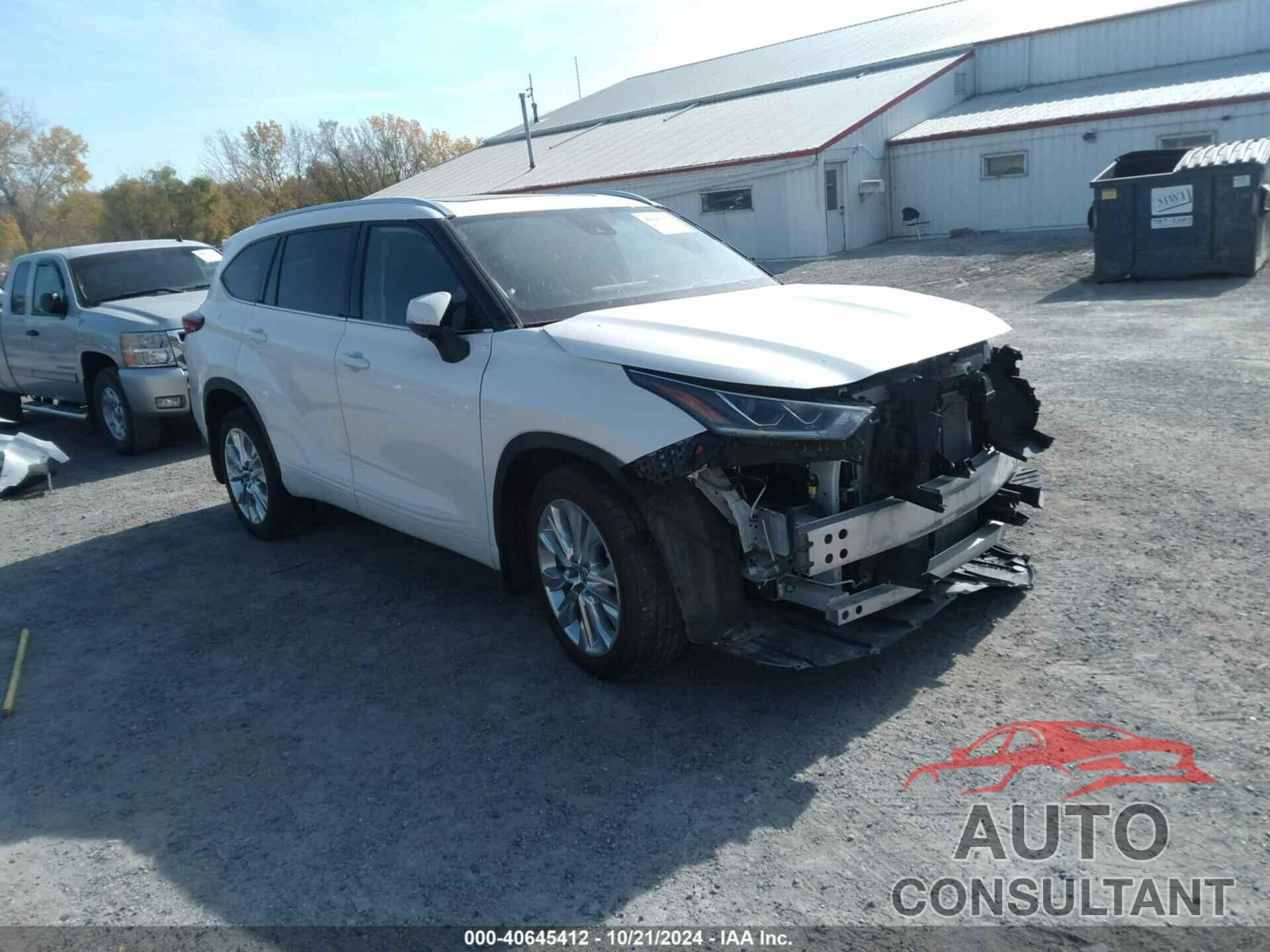 TOYOTA HIGHLANDER 2021 - 5TDDZRBH4MS539058