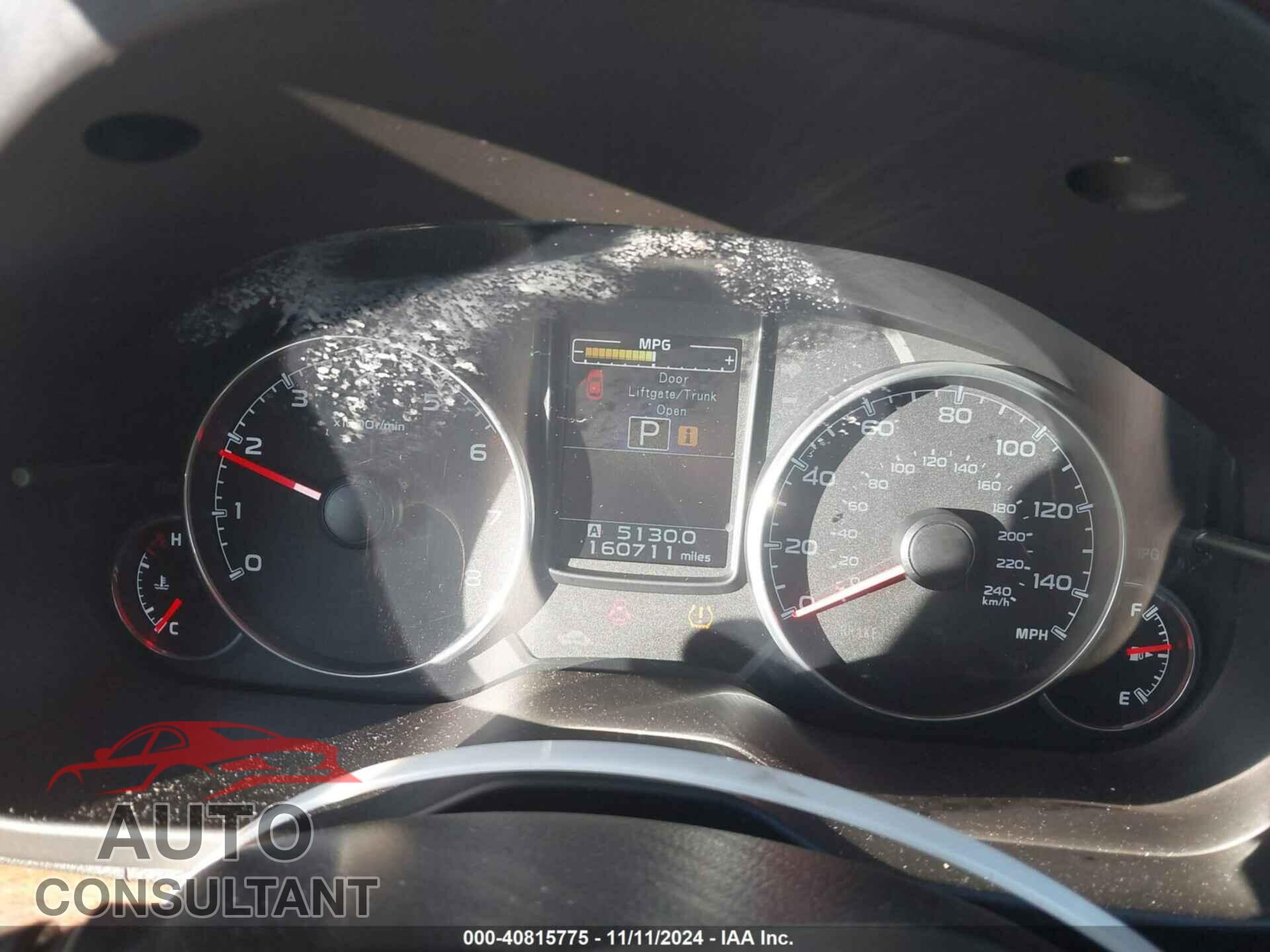 SUBARU OUTBACK 2013 - 4S4BRBLC8D3223791