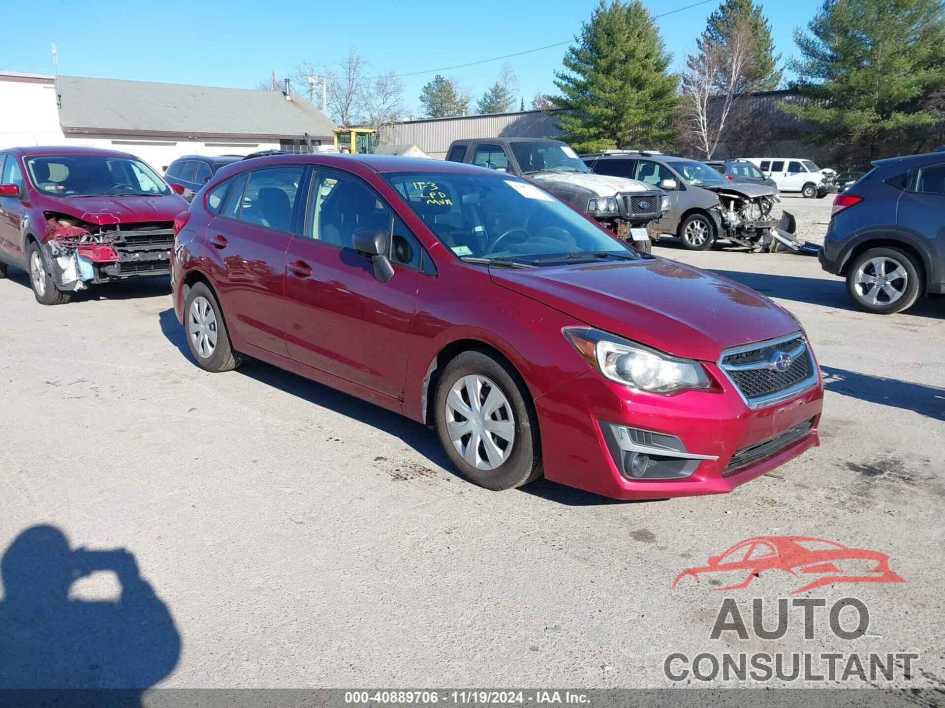 SUBARU IMPREZA 2015 - JF1GPAA67F9225870