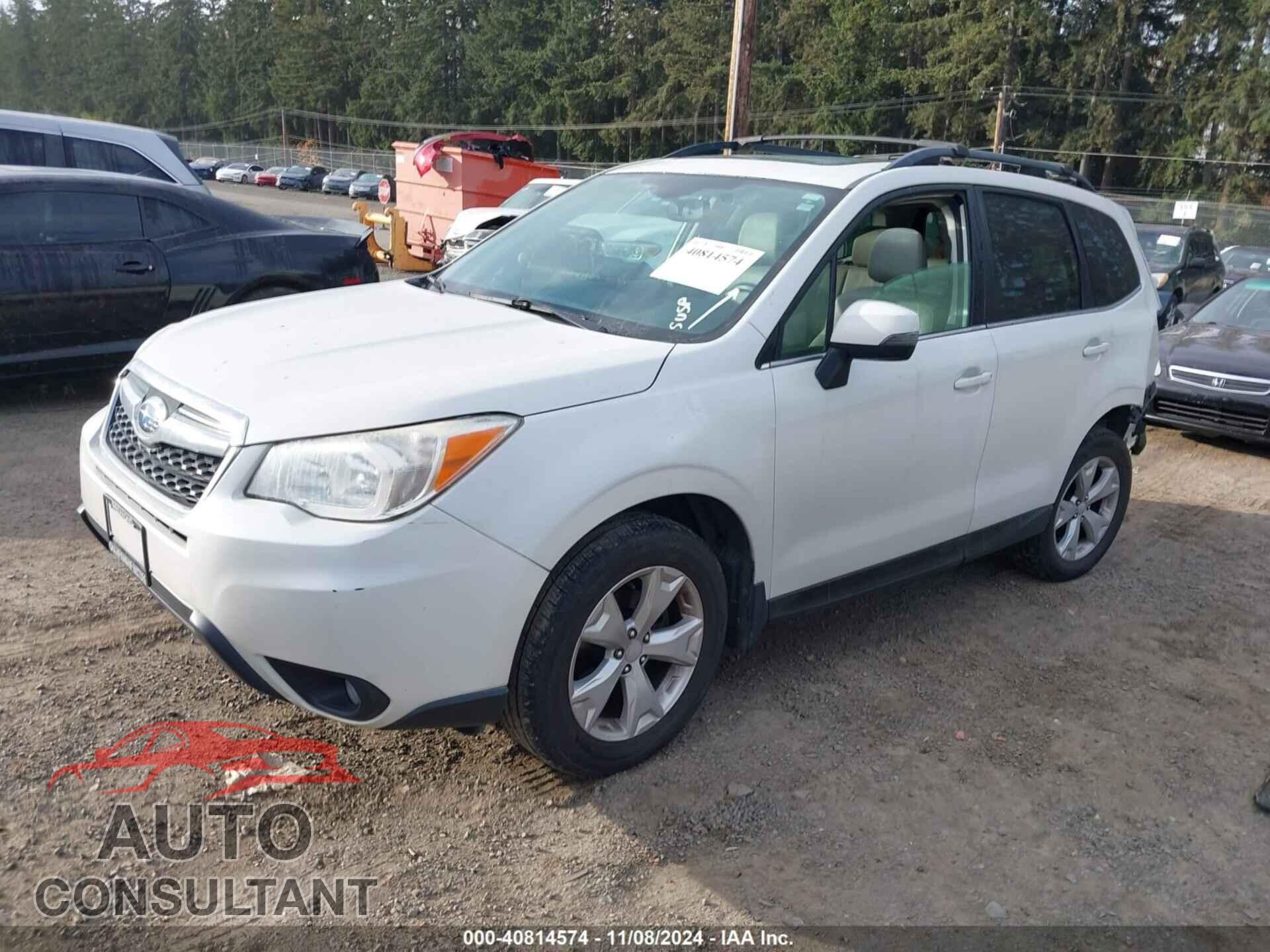 SUBARU FORESTER 2014 - JF2SJAPC8EH520310
