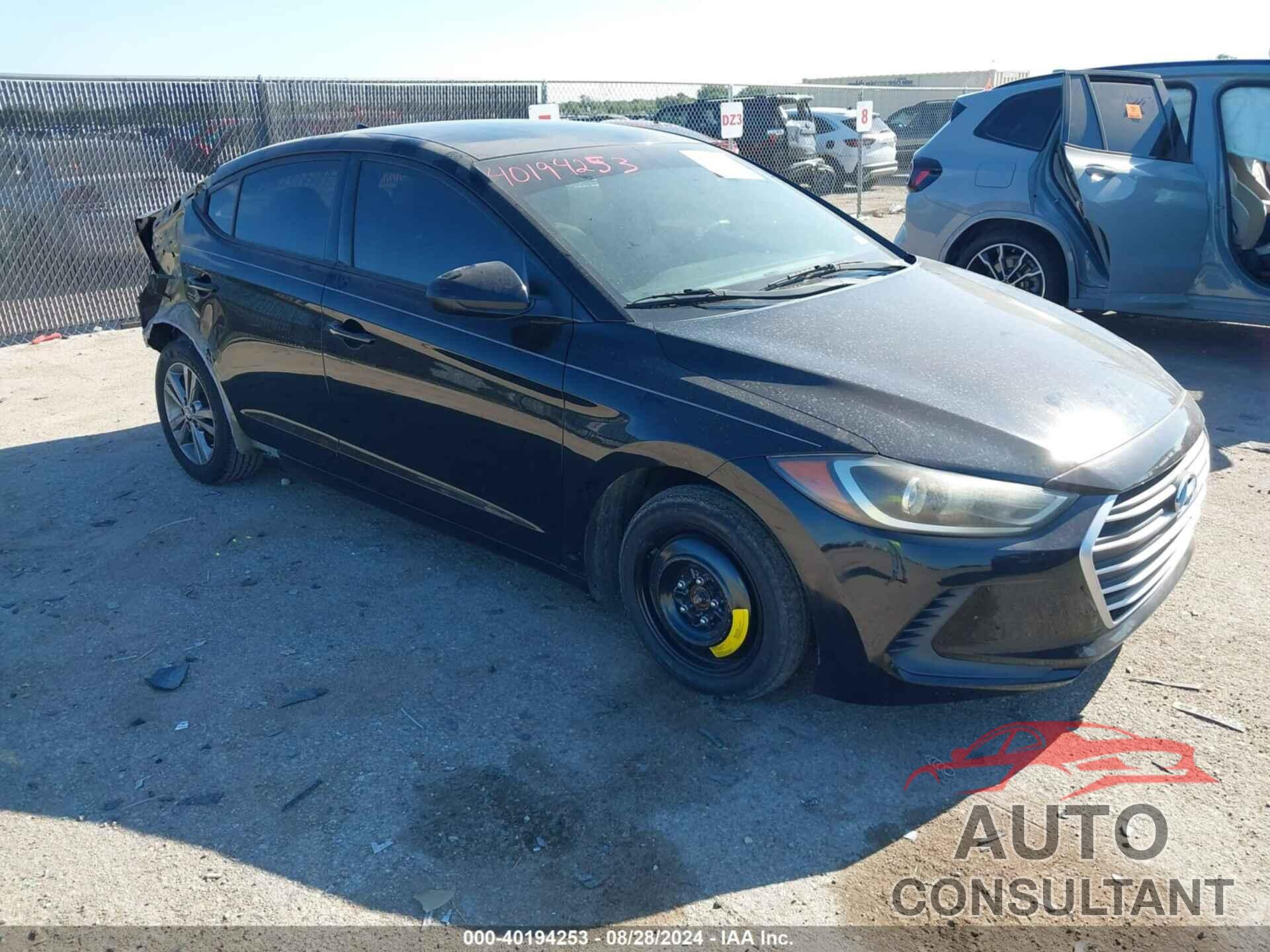 HYUNDAI ELANTRA 2017 - 5NPD84LF4HH174251