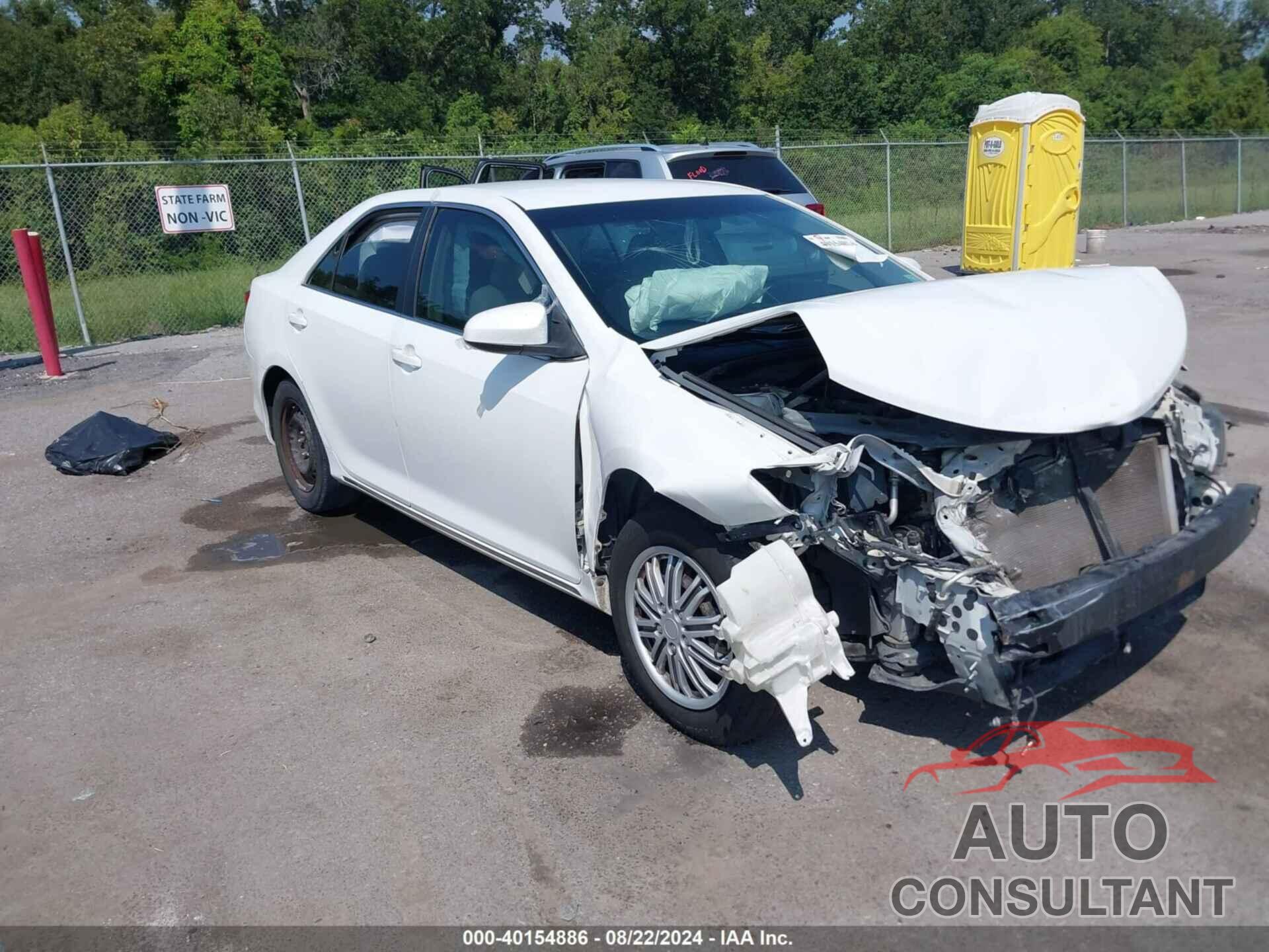 TOYOTA CAMRY 2012 - 4T1BF1FK2CU519923
