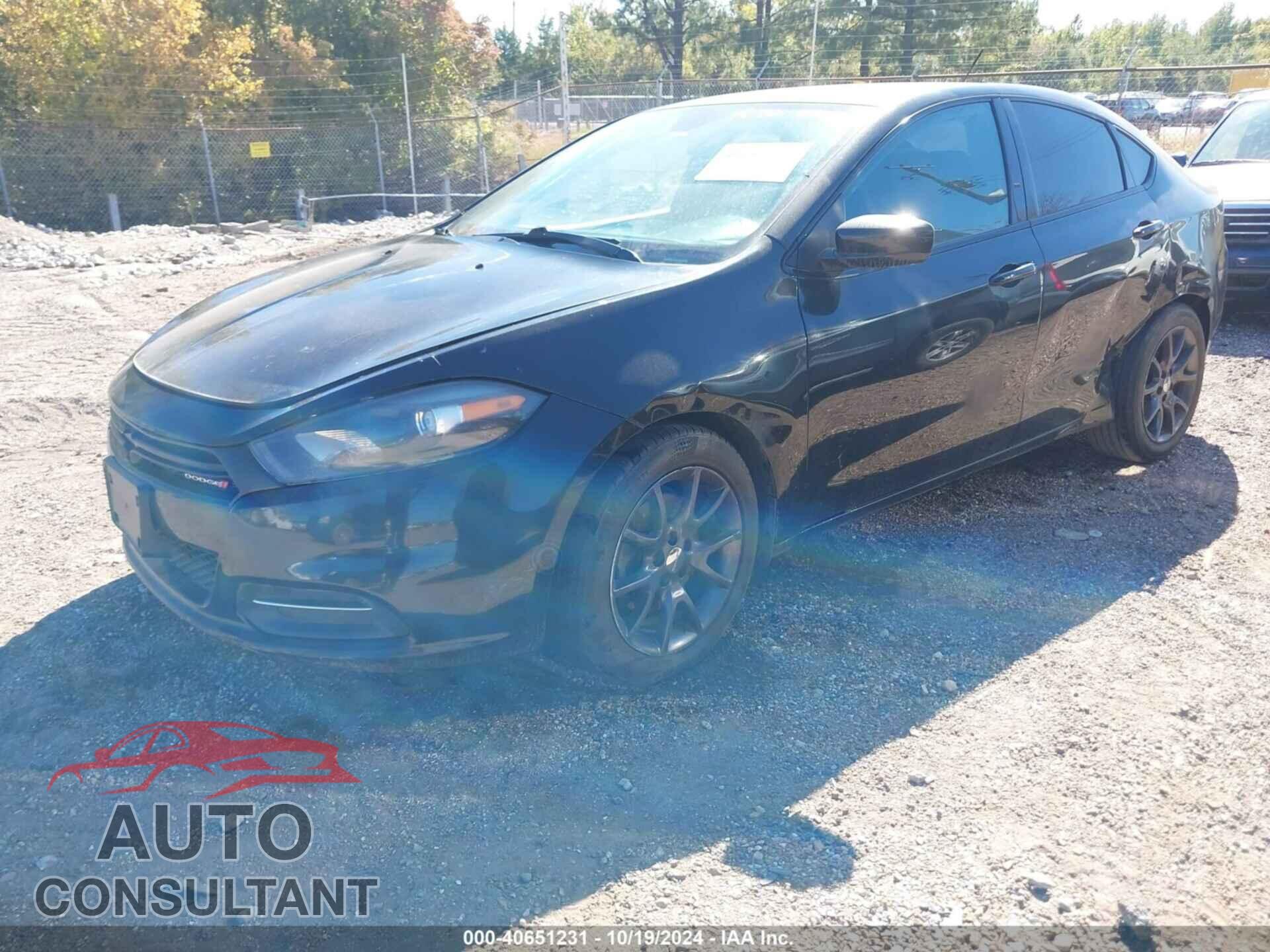 DODGE DART 2015 - 1C3CDFAA2FD378838