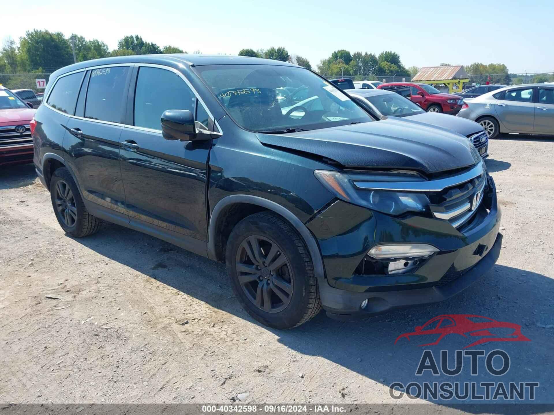 HONDA PILOT 2016 - 5FNYF6H77GB016360