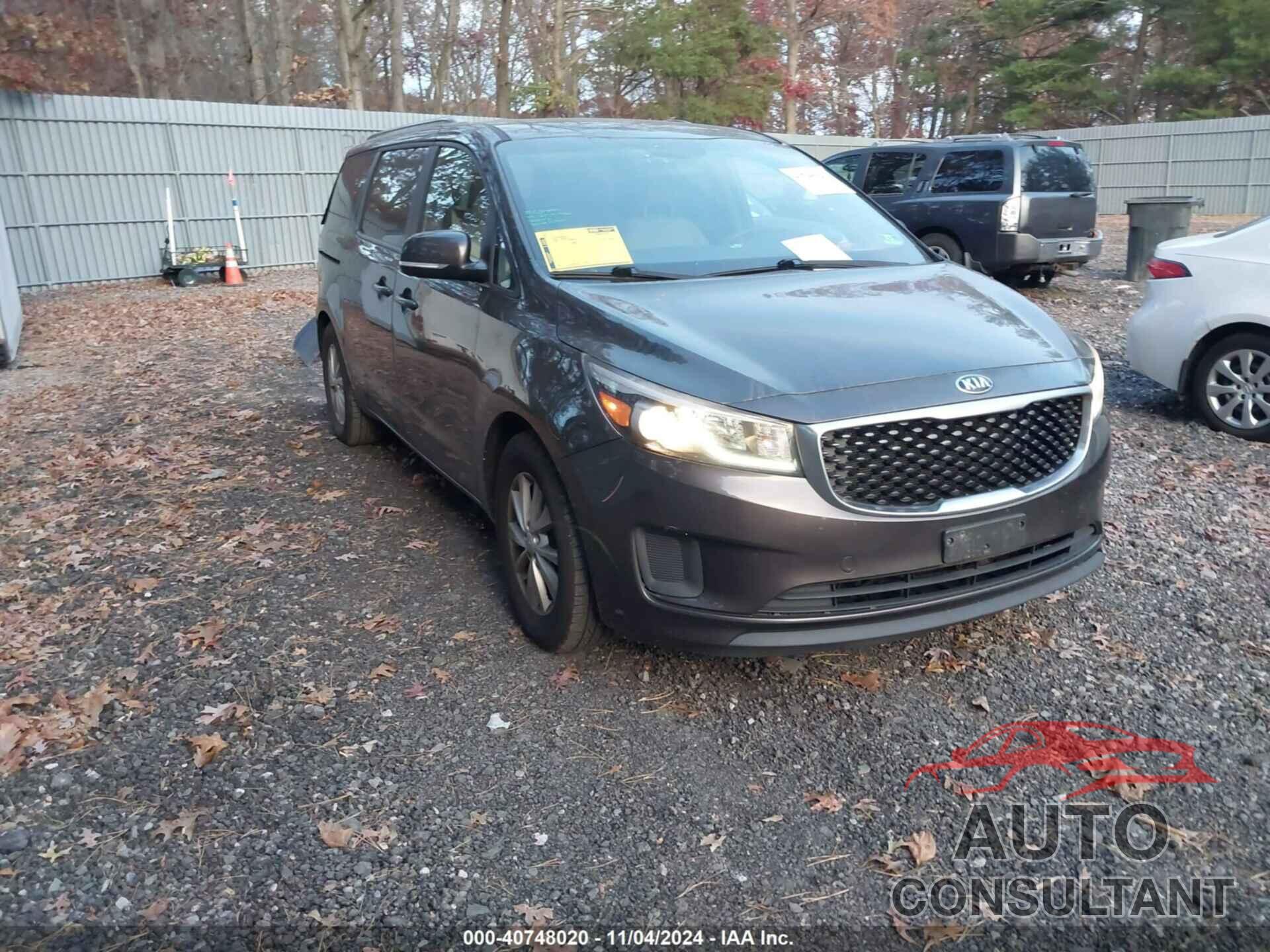 KIA SEDONA 2016 - KNDMB5C19G6190854