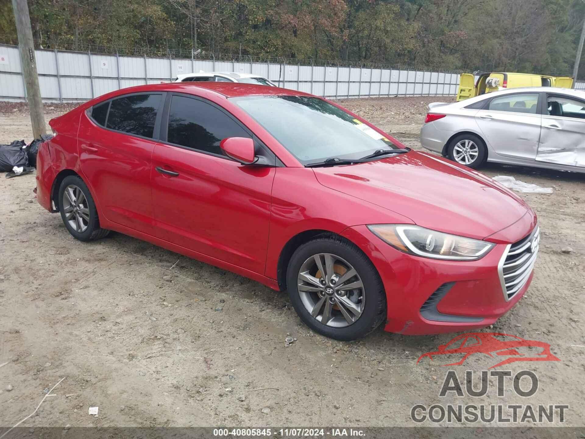 HYUNDAI ELANTRA 2017 - 5NPD84LF9HH018903