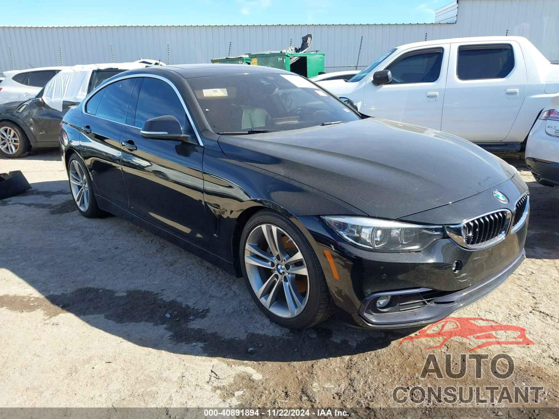 BMW 430I GRAN COUPE 2019 - WBA4J1C50KBM14735