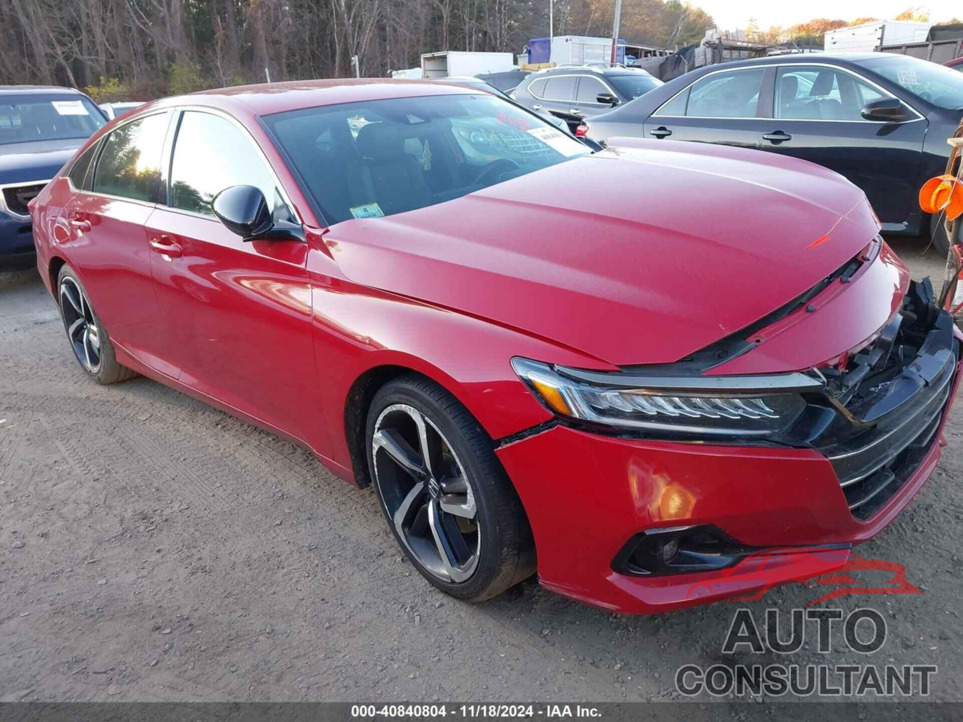 HONDA ACCORD 2021 - 1HGCV1F39MA082091