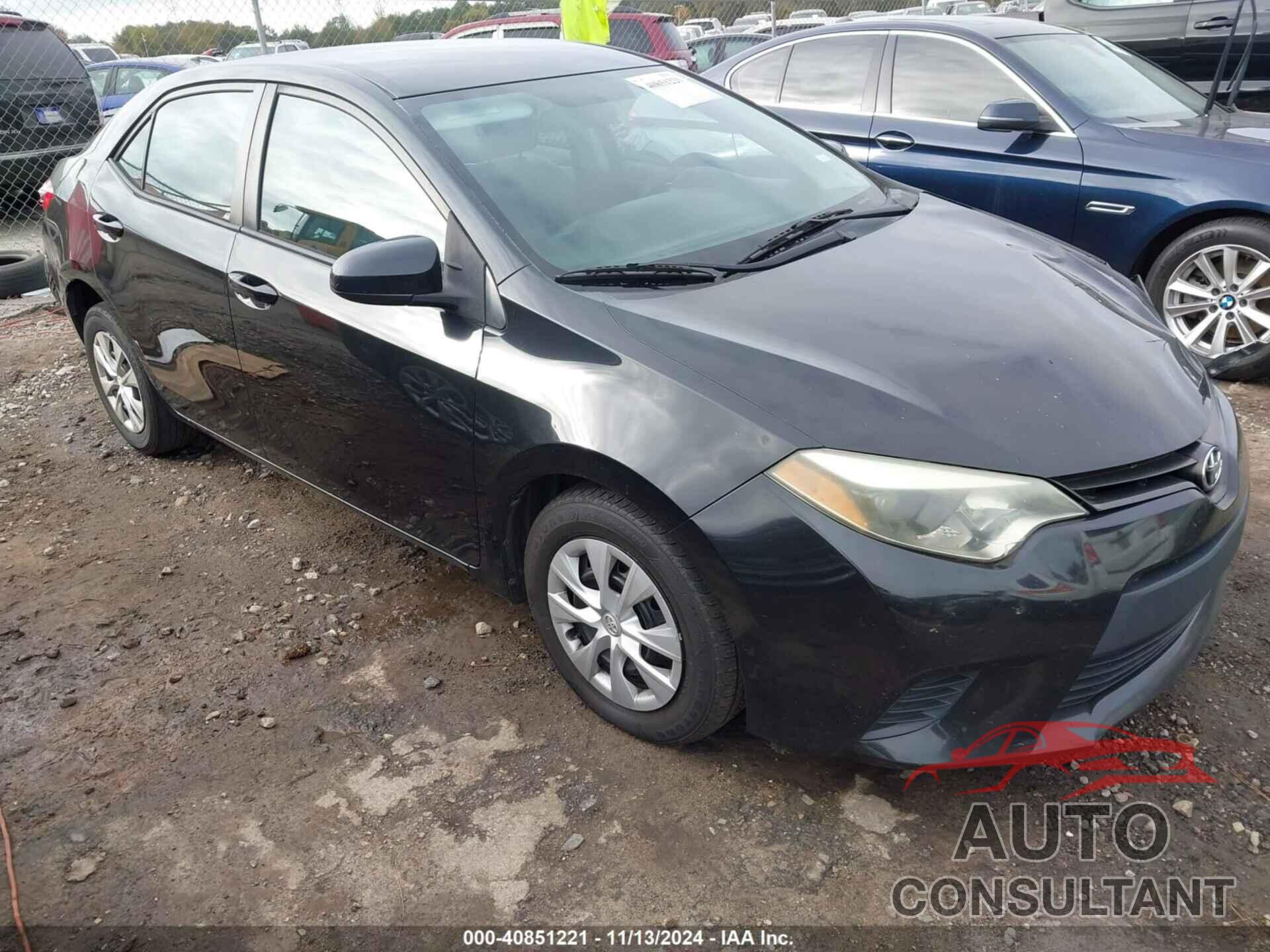 TOYOTA COROLLA 2015 - 2T1BURHE1FC369319