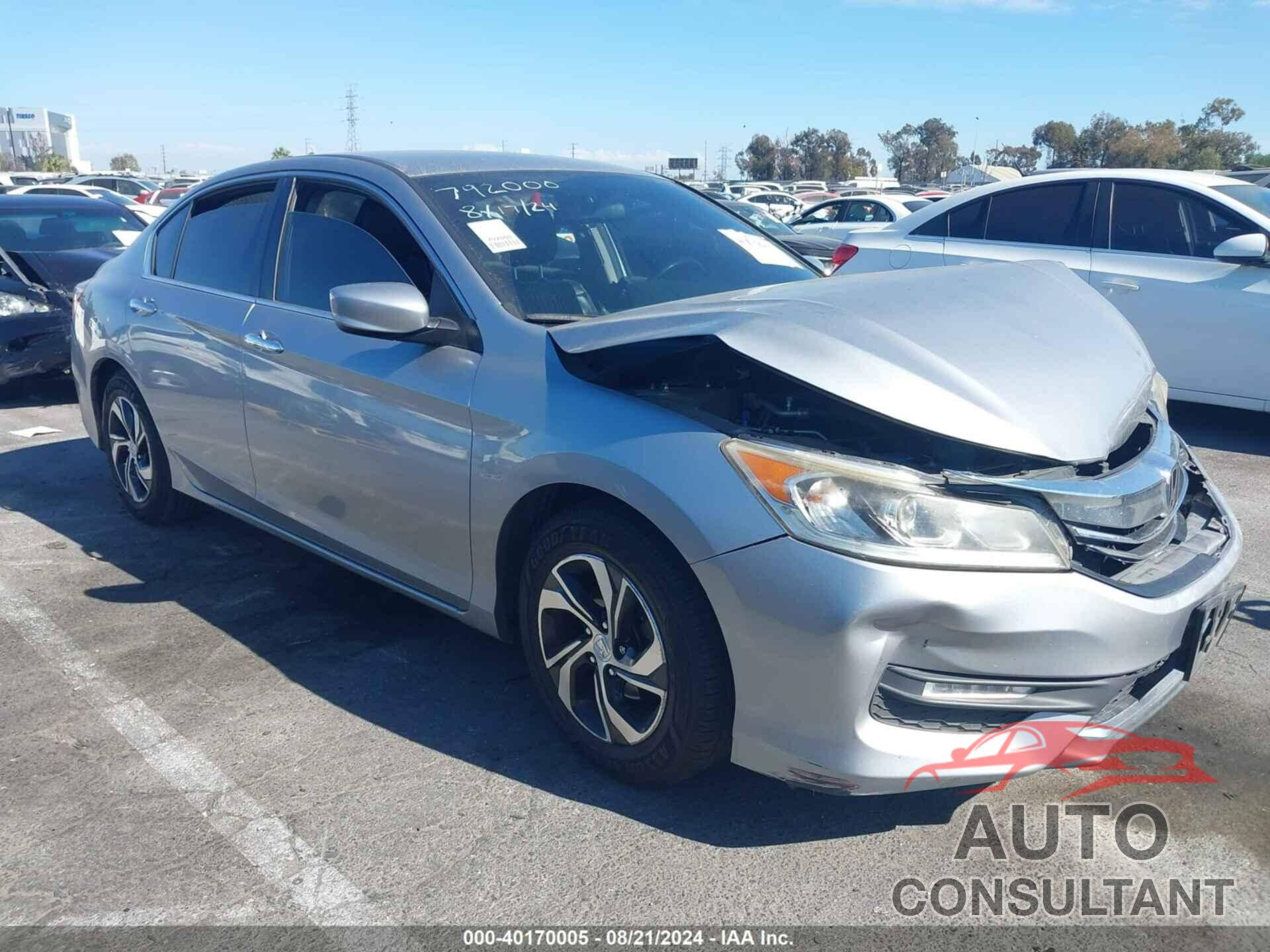 HONDA ACCORD 2017 - 1HGCR2F34HA098621