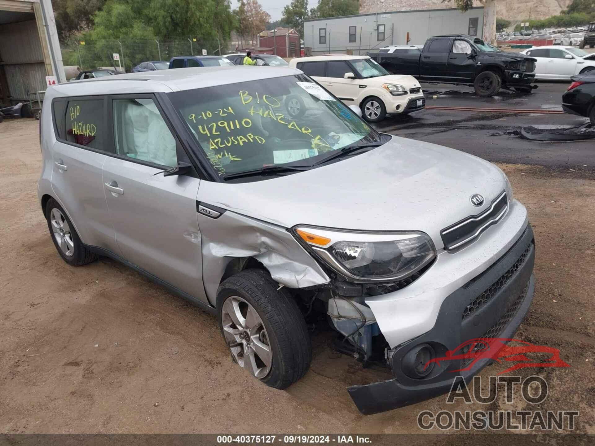 KIA SOUL 2018 - KNDJN2A22J7539195