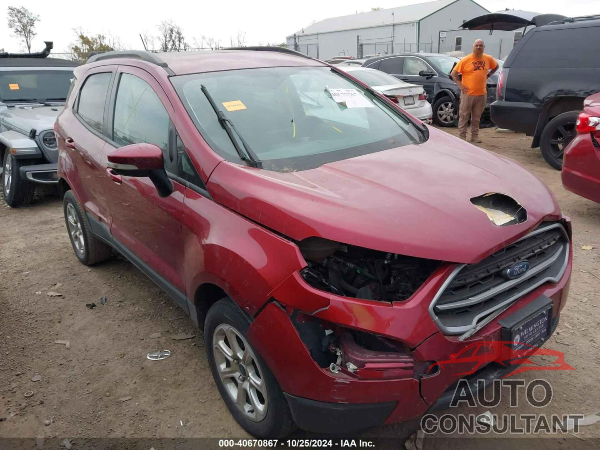 FORD ECOSPORT 2020 - MAJ6S3GLXLC368376