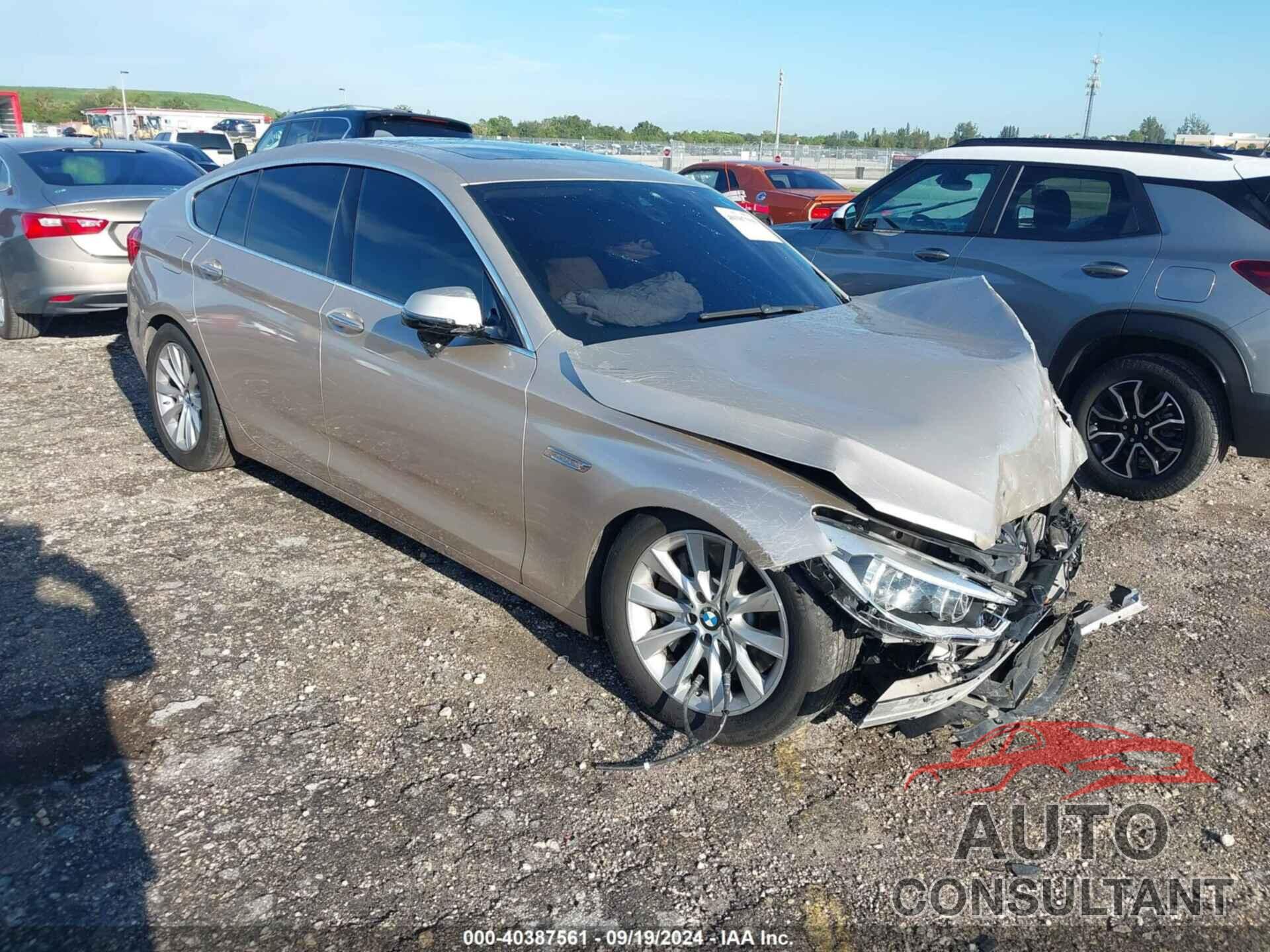 BMW 550I GRAN TURISMO 2014 - WBA5M6C57ED086019