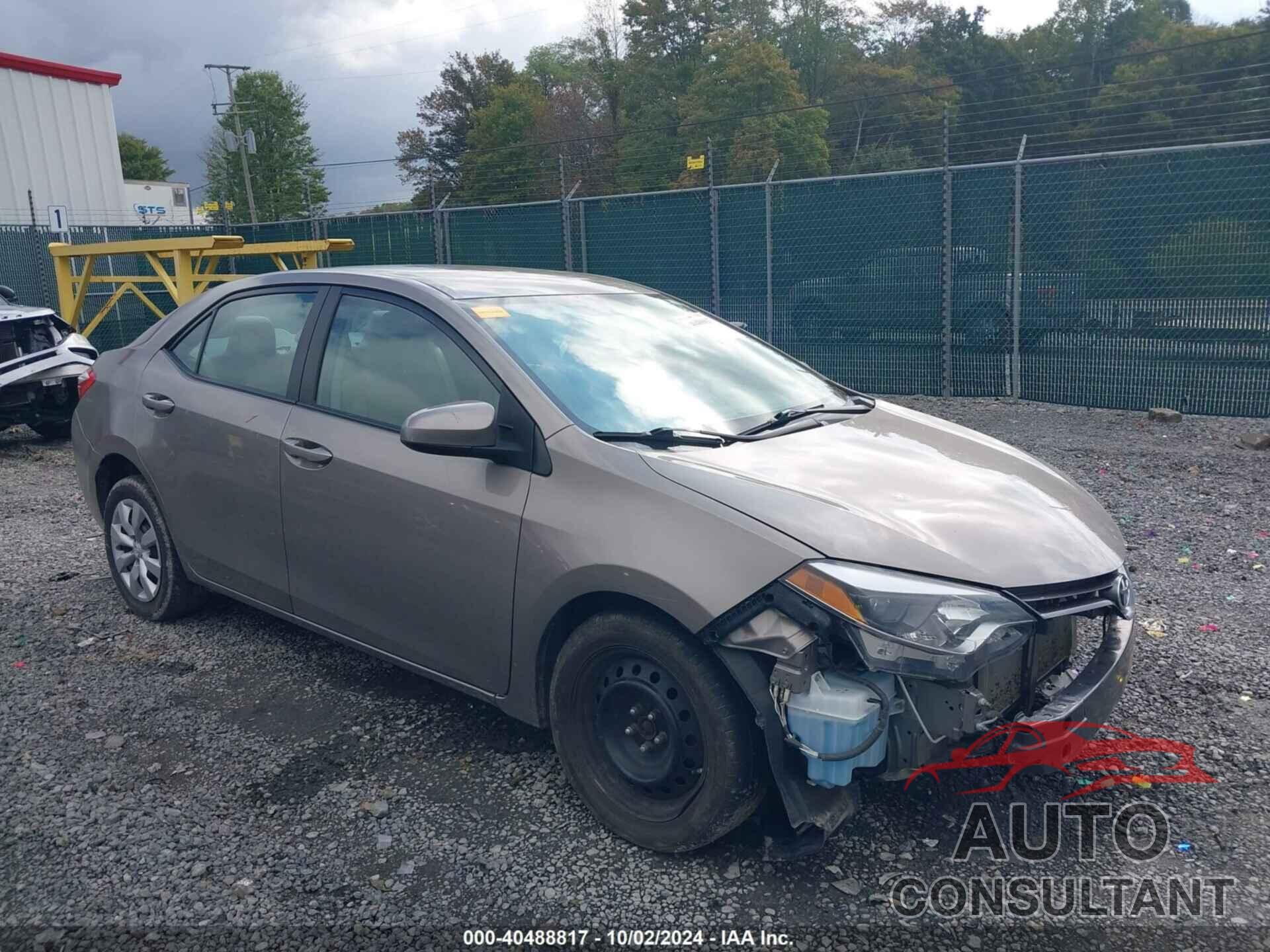 TOYOTA COROLLA 2016 - 2T1BURHE6GC667124