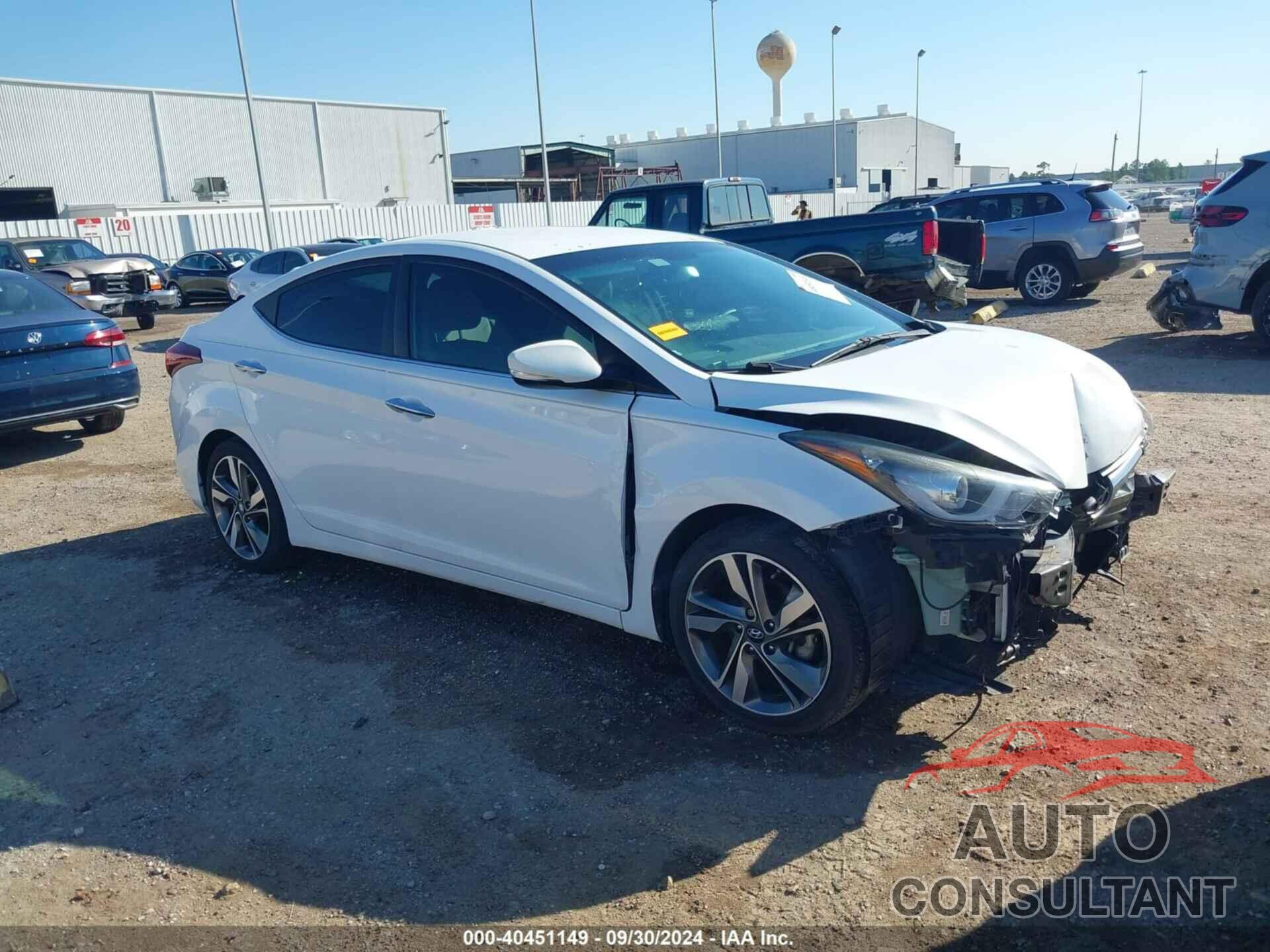 HYUNDAI ELANTRA 2014 - 5NPDH4AE8EH503927