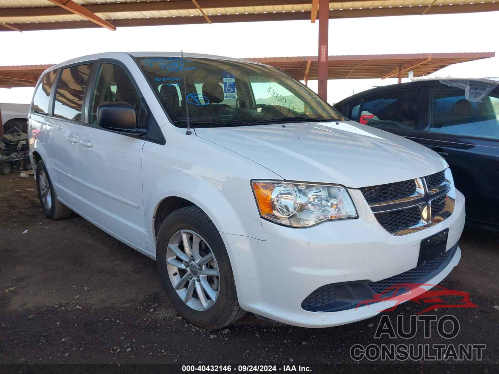 DODGE GRAND CARAVAN 2017 - 2C4RDGBG1HR854401