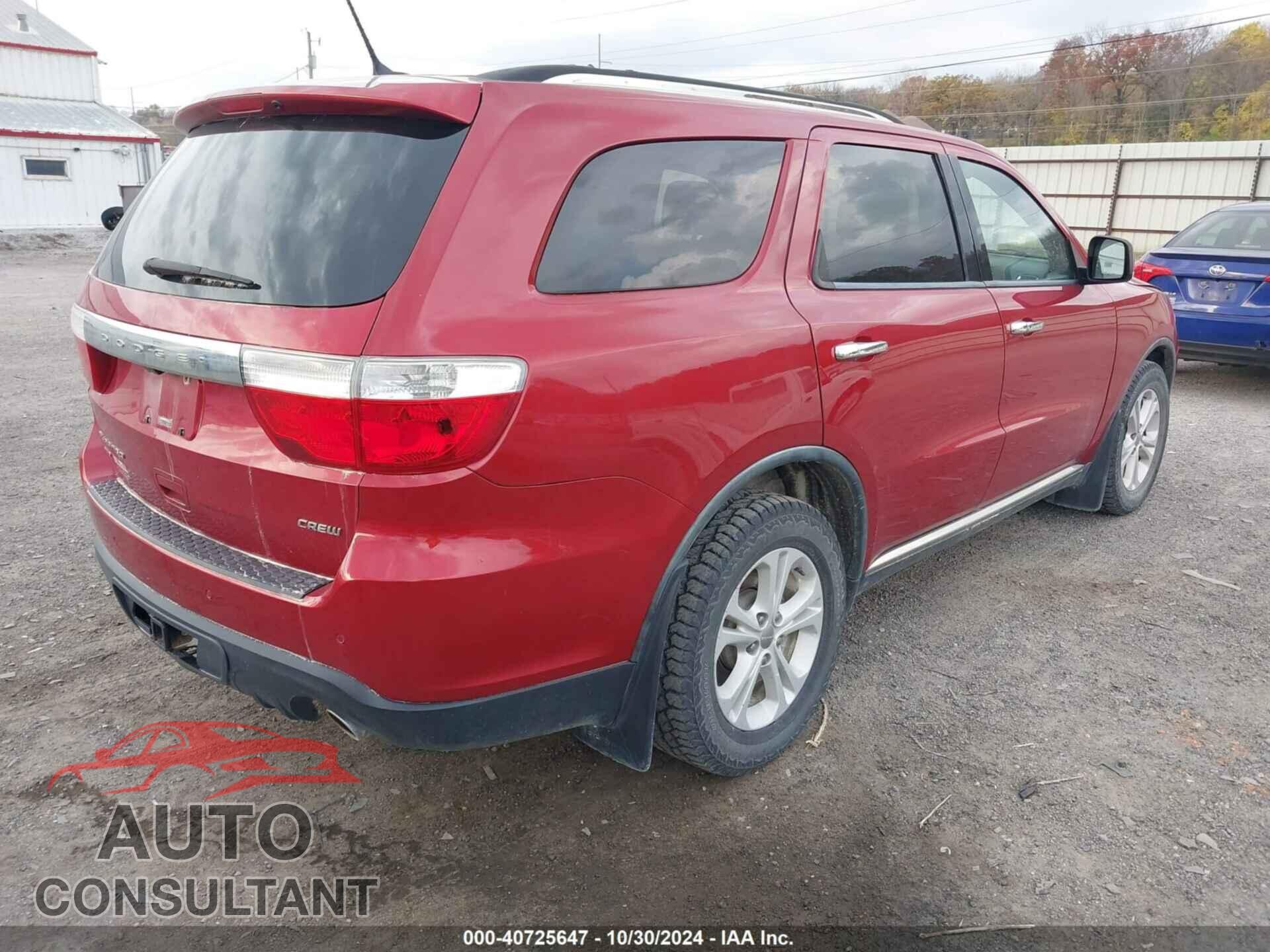 DODGE DURANGO 2011 - 1D4SE4GT2BC638840