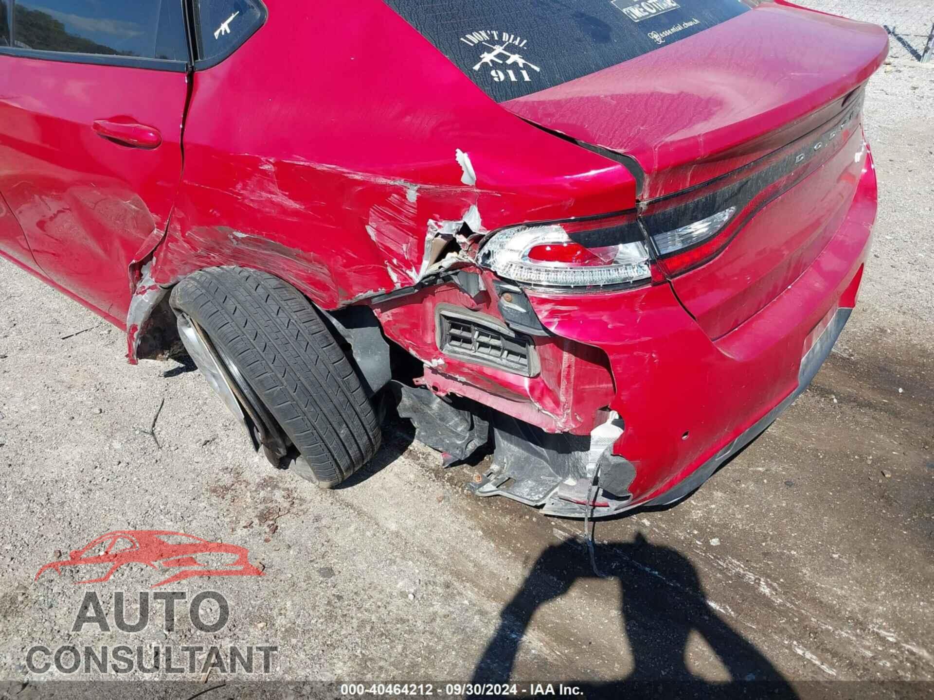 DODGE DART 2013 - 1C3CDFCB0DD325722