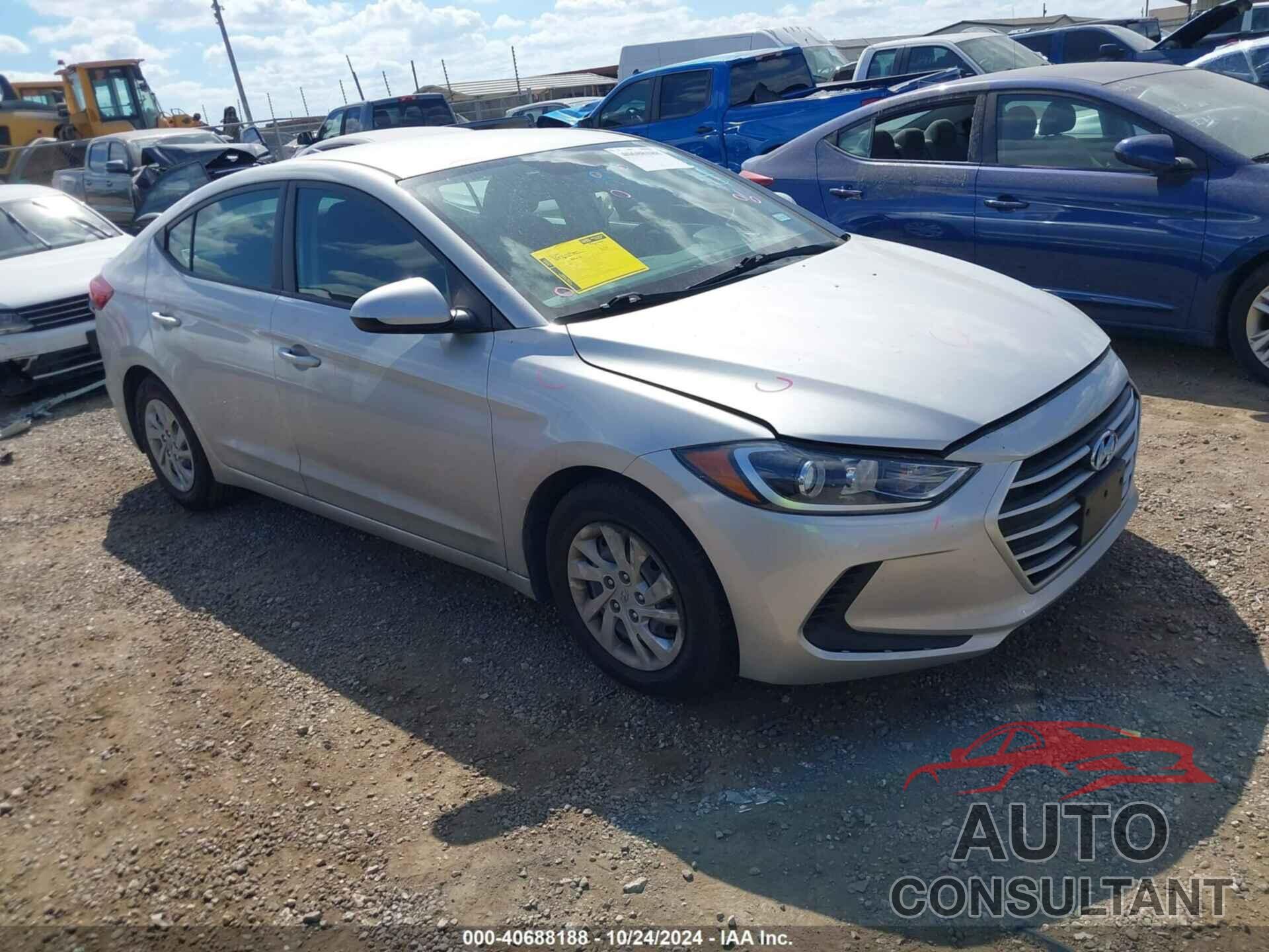 HYUNDAI ELANTRA 2018 - 5NPD74LF9JH399693