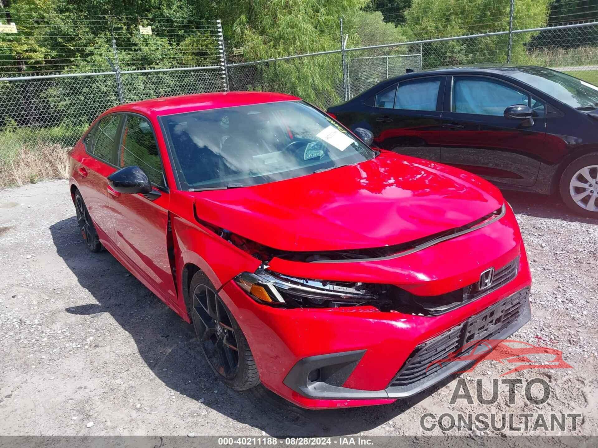 HONDA CIVIC 2022 - 2HGFE2F51NH584925