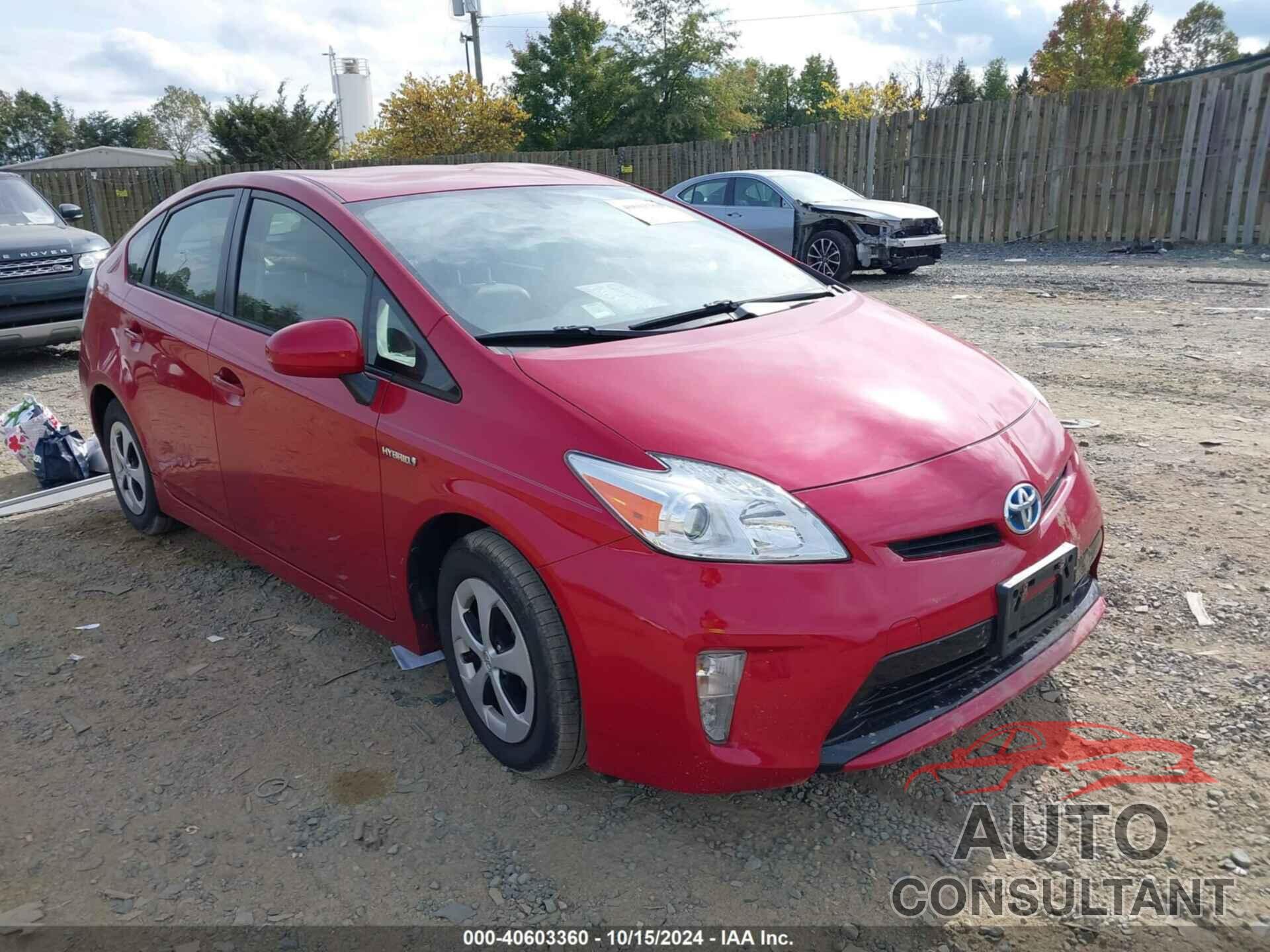 TOYOTA PRIUS 2013 - JTDKN3DU5D1619511