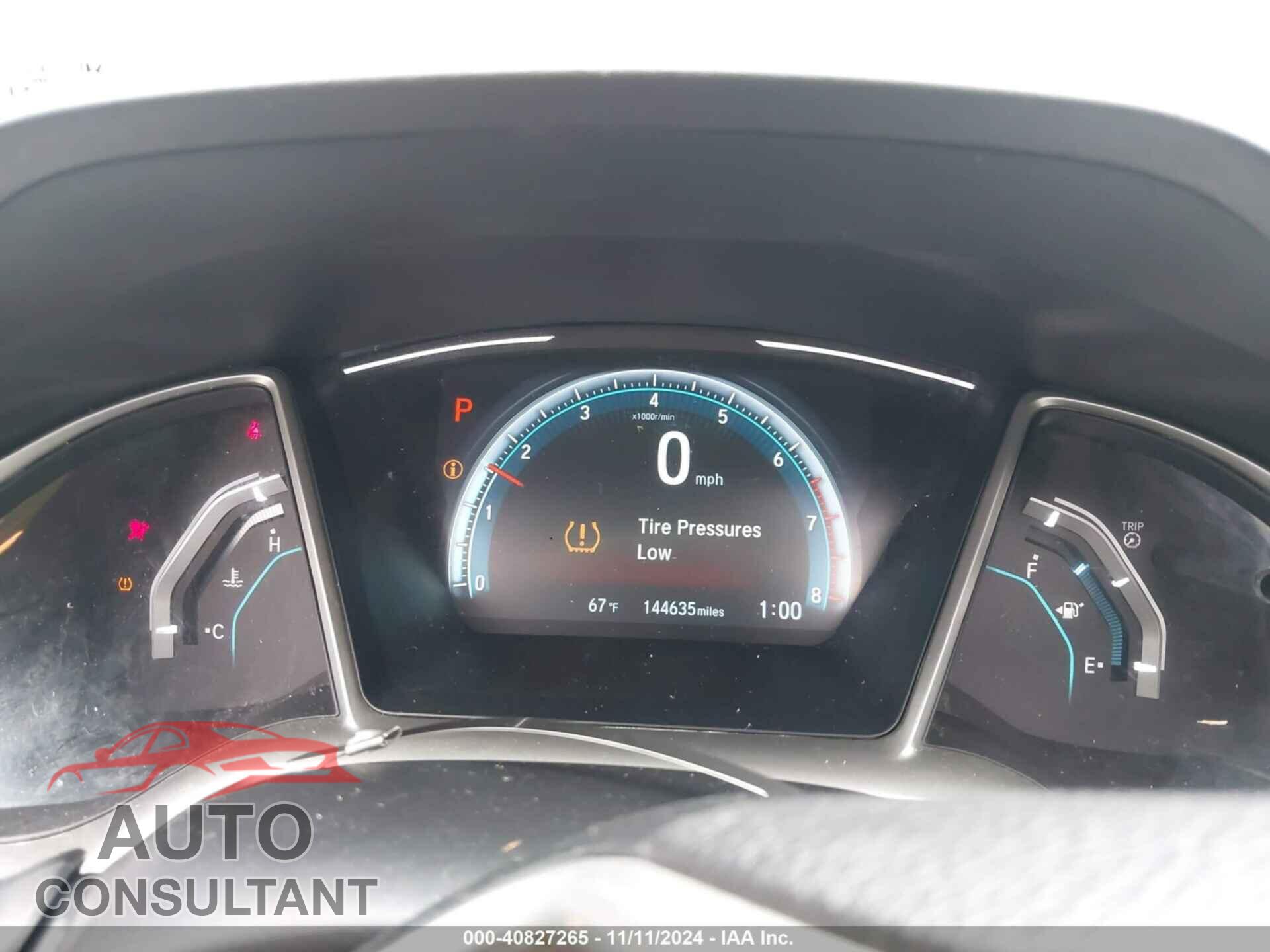 HONDA CIVIC 2017 - 19XFC1F37HE012500