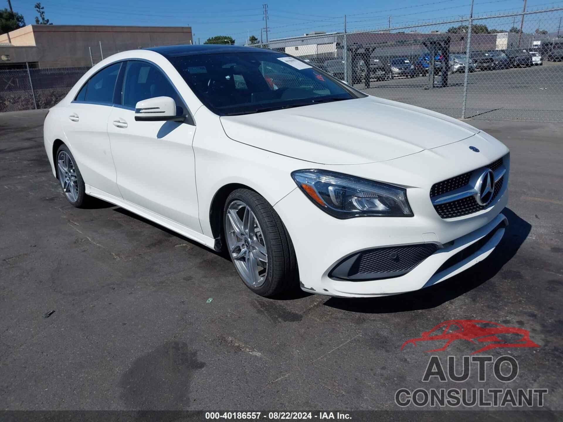 MERCEDES-BENZ CLA 250 2018 - WDDSJ4EB2JN535879