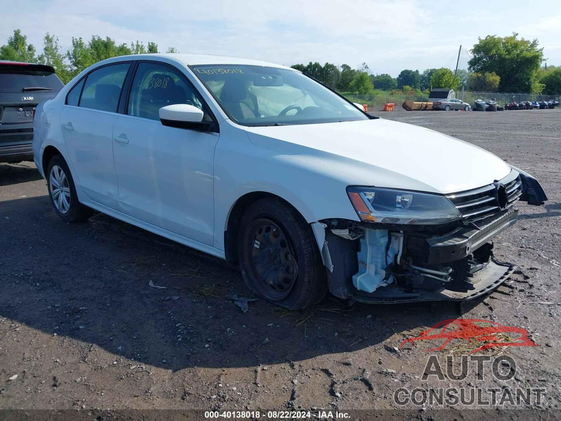 VOLKSWAGEN JETTA 2017 - 3VW2B7AJ0HM398092