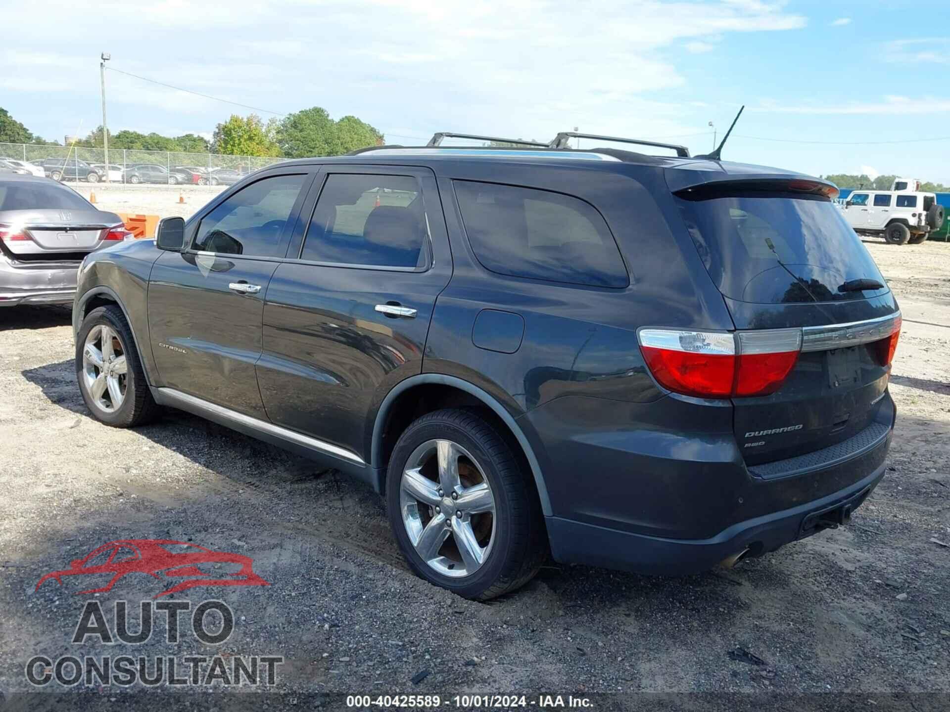 DODGE DURANGO 2011 - 1D4SE5GT9BC593725