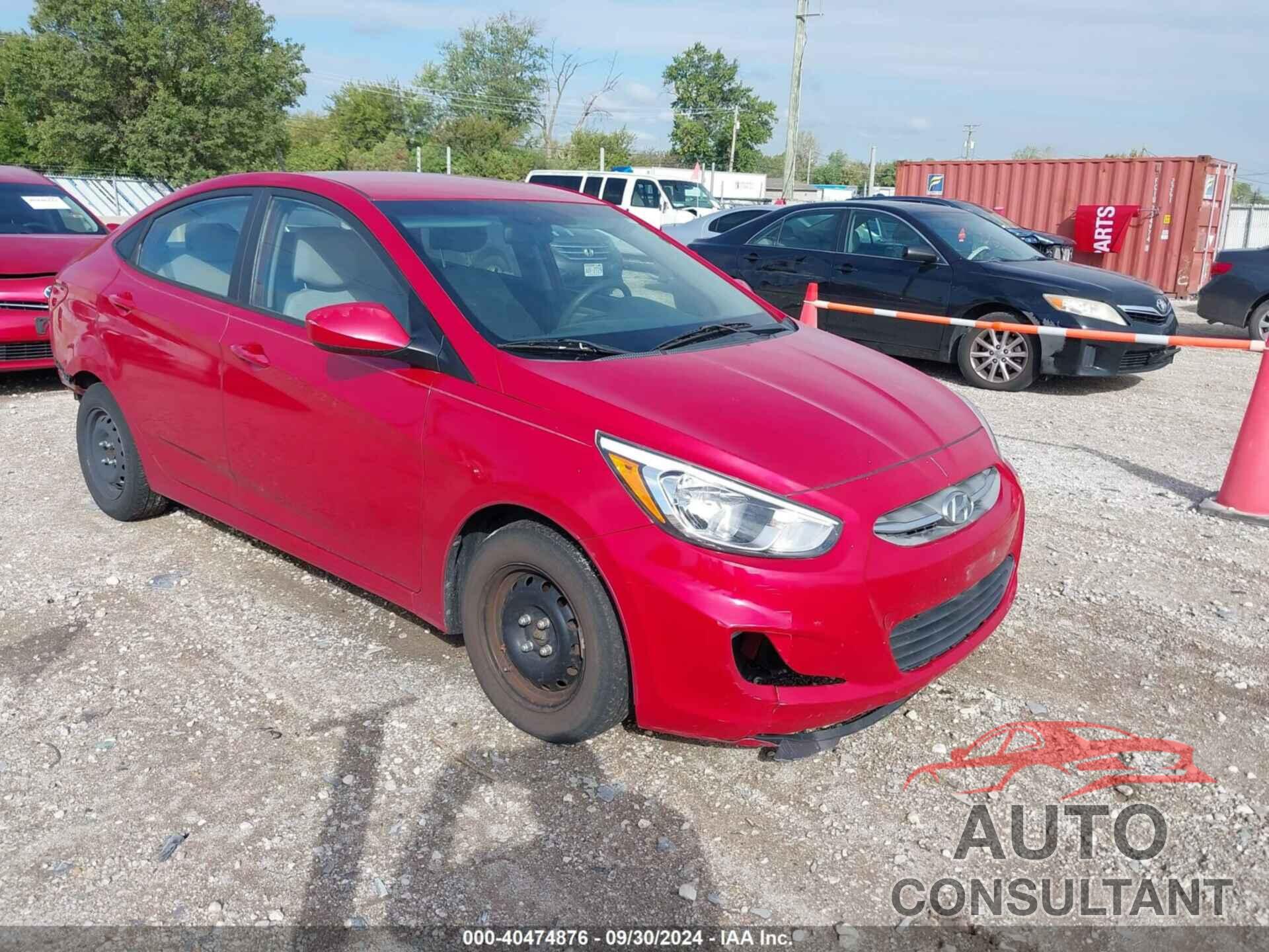 HYUNDAI ACCENT 2017 - KMHCT4AE9HU174882