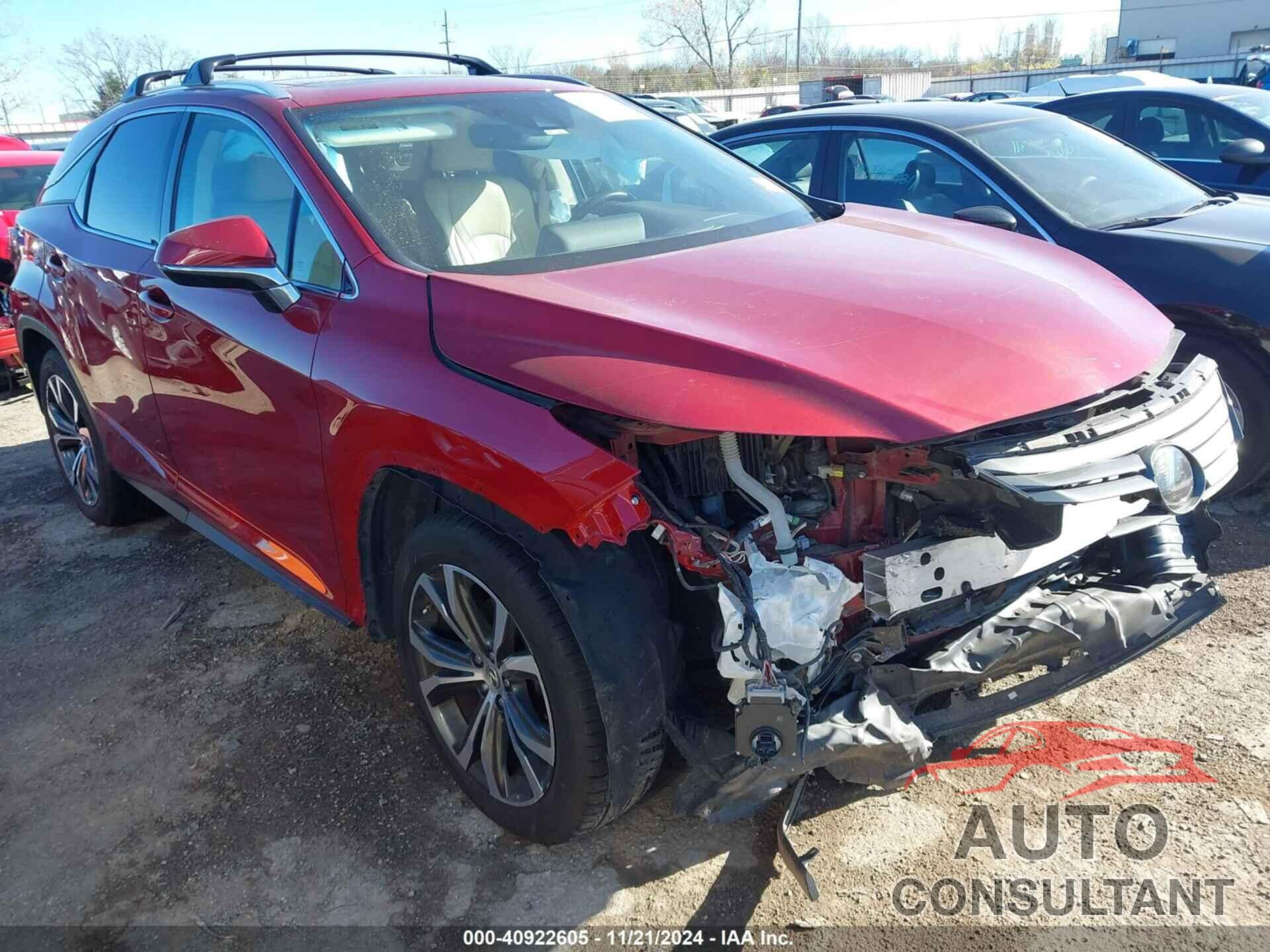 LEXUS RX 350 2017 - 2T2BZMCA6HC065068