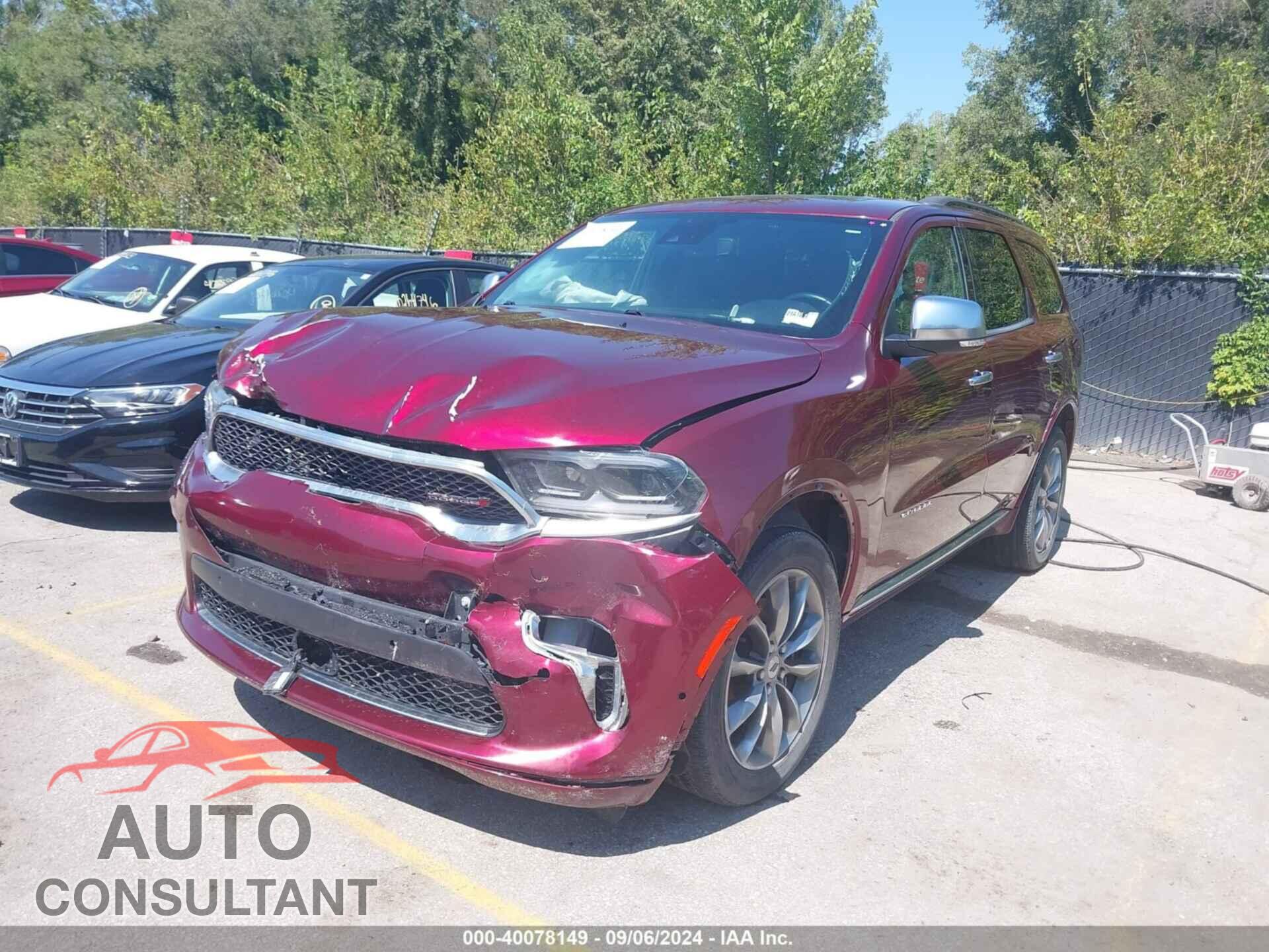 DODGE DURANGO 2021 - 1C4SDJET1MC629891