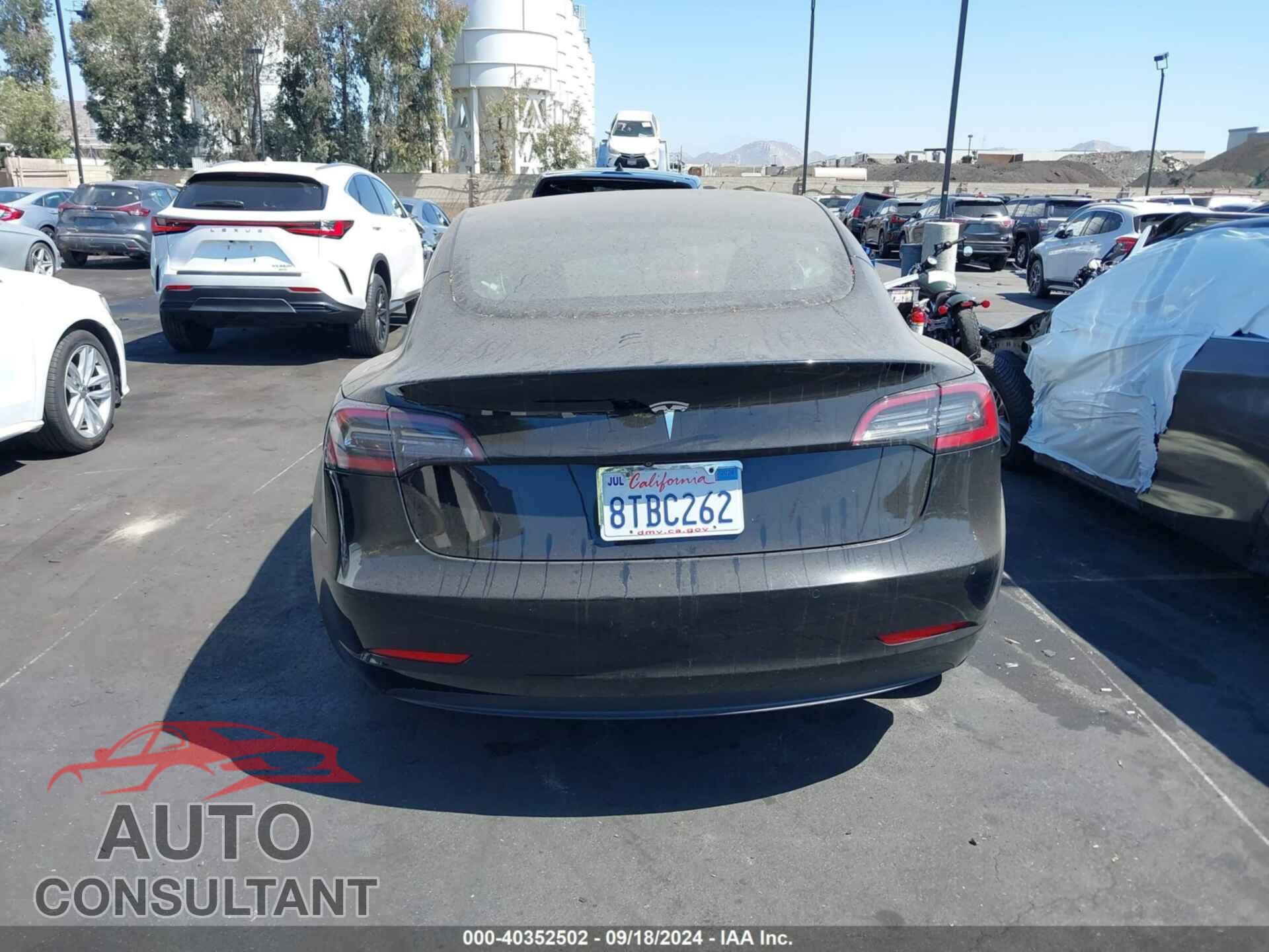 TESLA MODEL 3 2019 - 5YJ3E1EA4KF395861