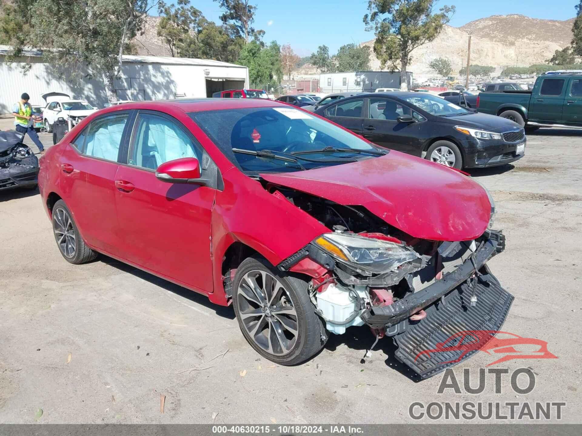 TOYOTA COROLLA 2018 - 5YFBURHE1JP785055