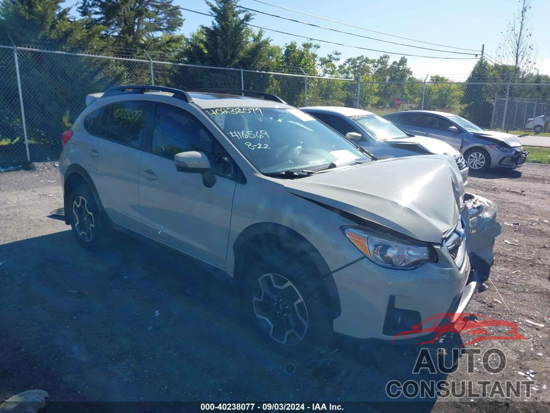 SUBARU CROSSTREK 2017 - JF2GPANC3HH246784