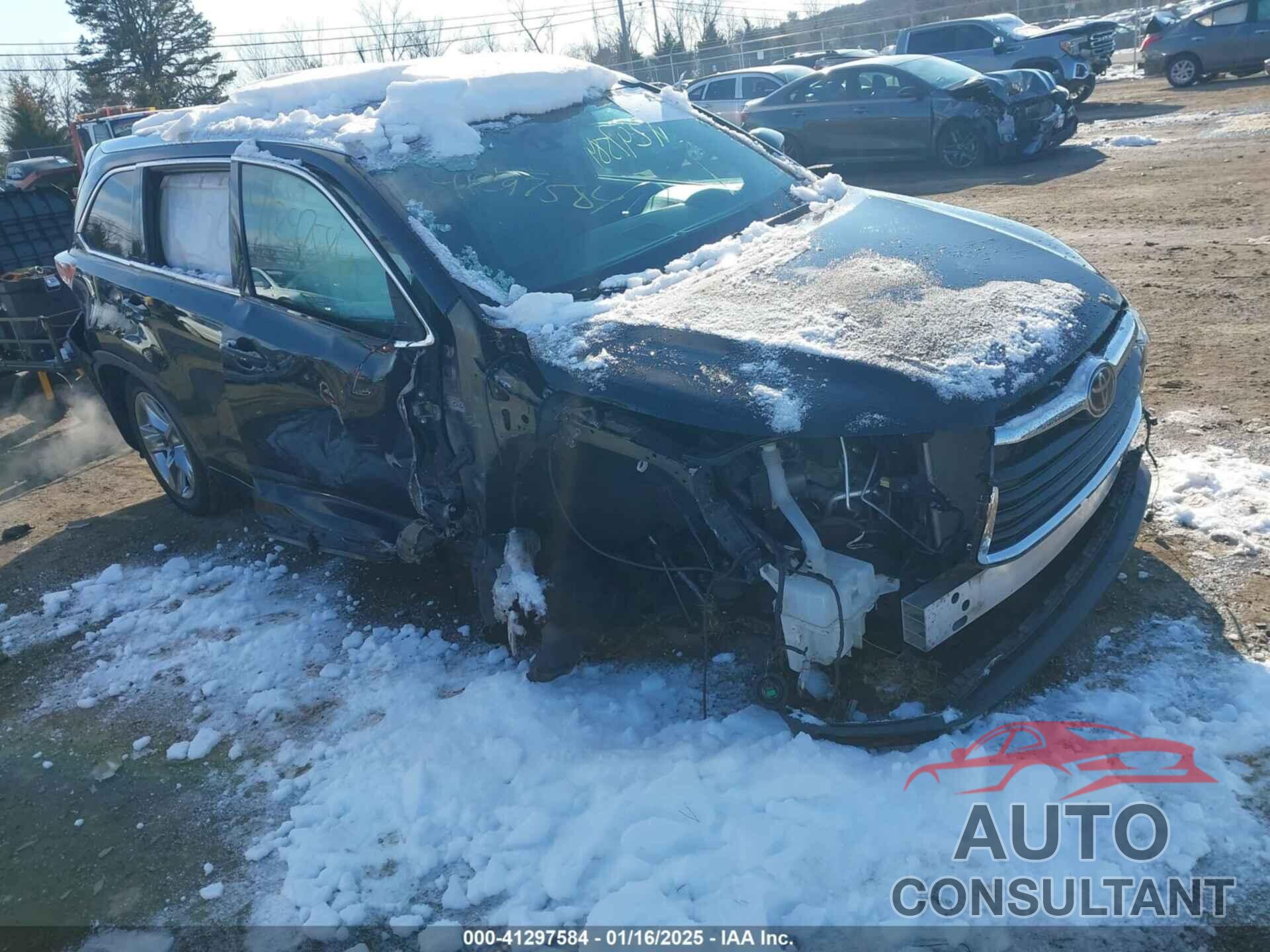 TOYOTA HIGHLANDER 2015 - 5TDDKRFH9FS148666