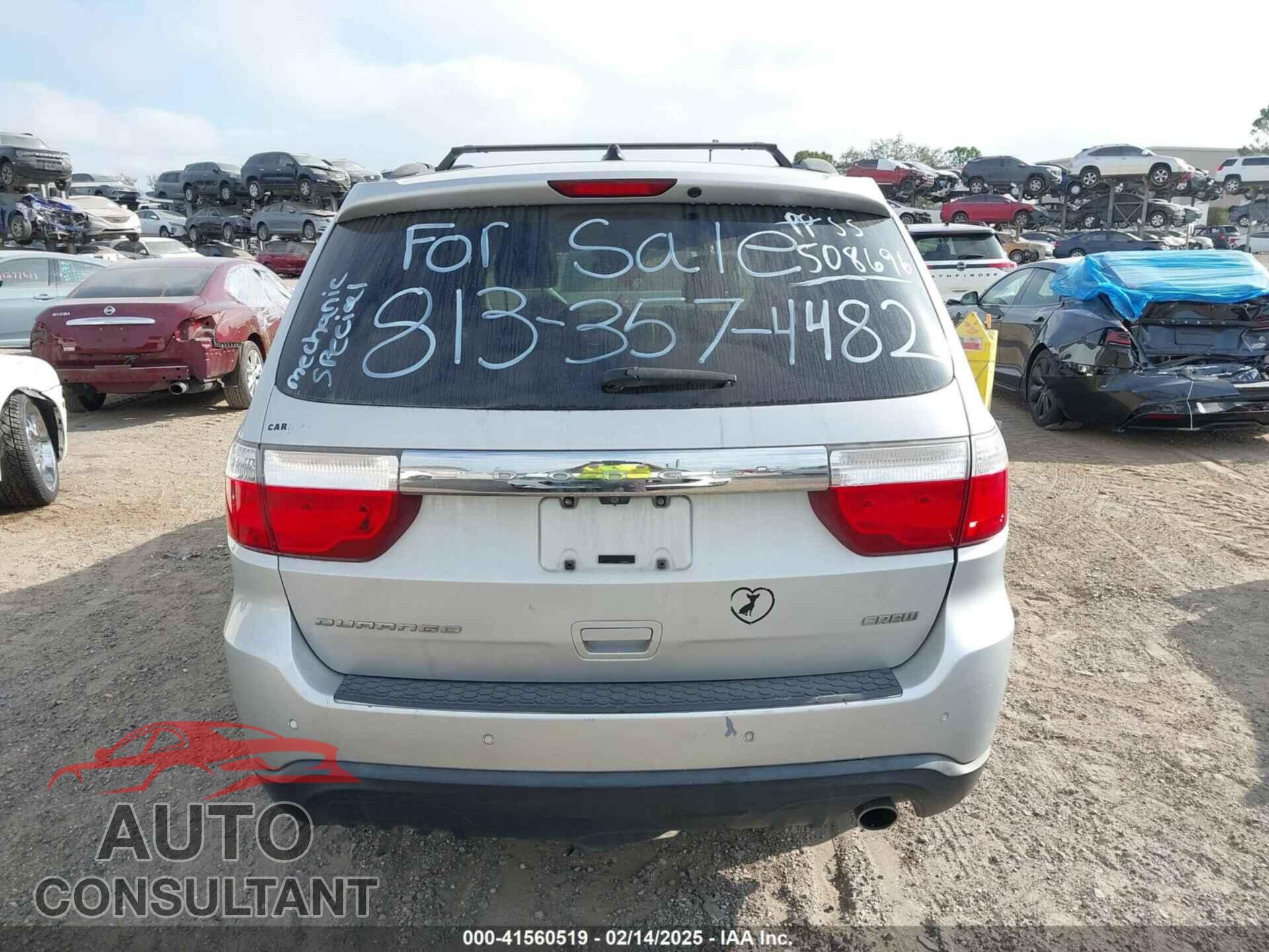 DODGE DURANGO 2013 - 1C4RDHDG7DC508696