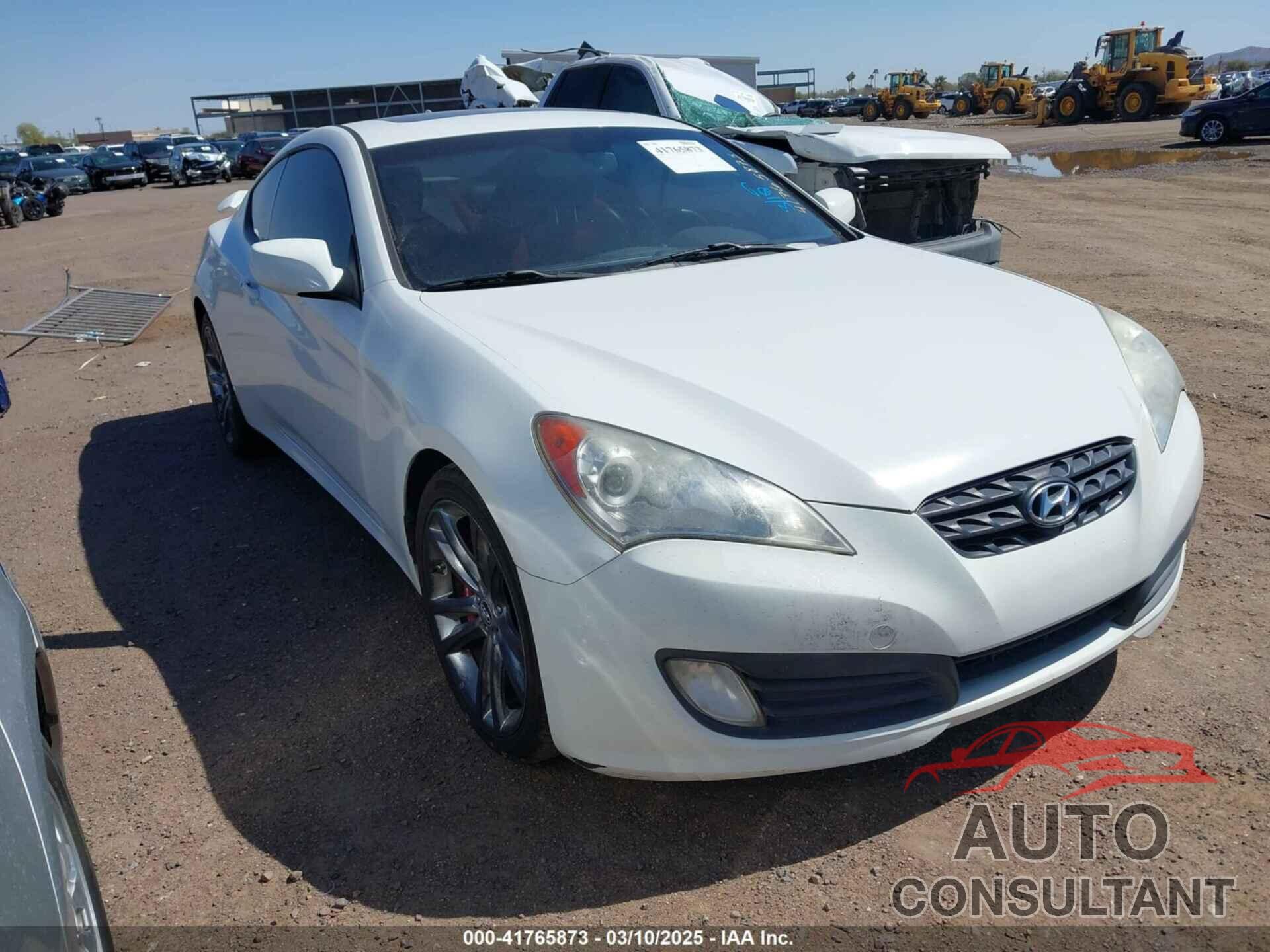 HYUNDAI GENESIS 2010 - KMHHT6KD9AU023229