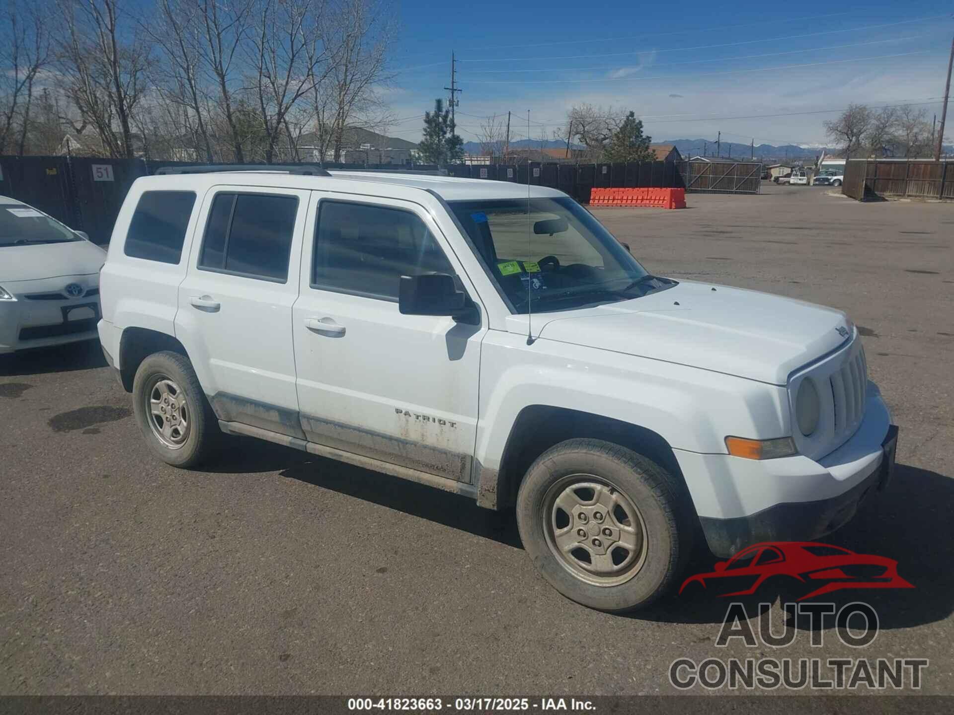 JEEP PATRIOT 2012 - 1C4NJRBBXCD576424
