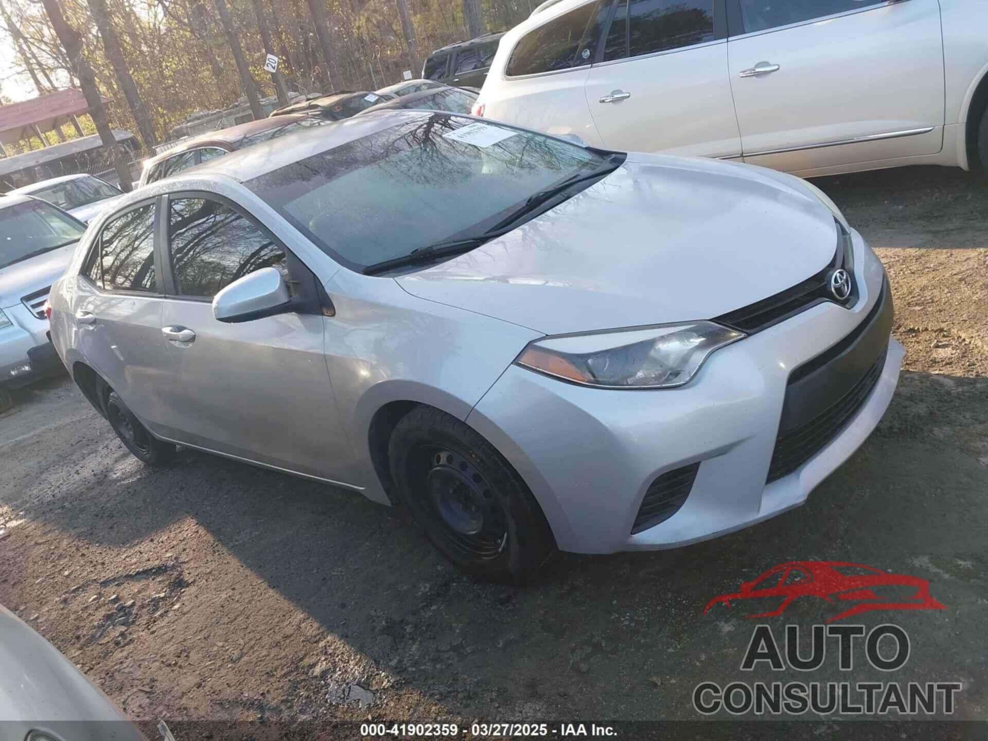 TOYOTA COROLLA 2015 - 2T1BURHE1FC453558