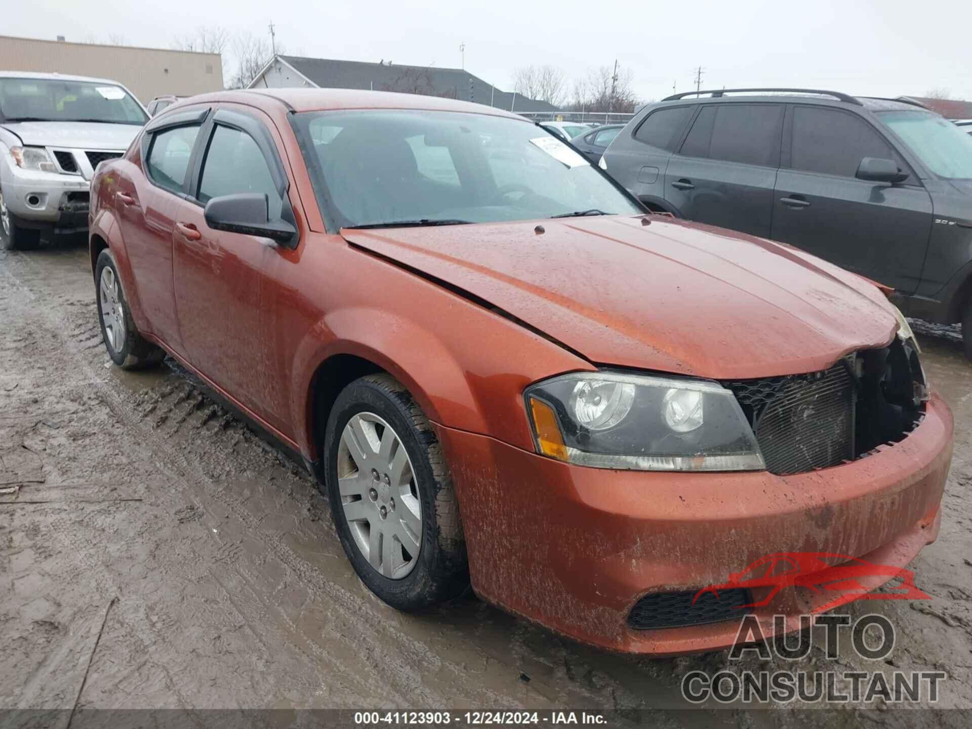 DODGE AVENGER 2012 - 1C3CDZABXCN276591