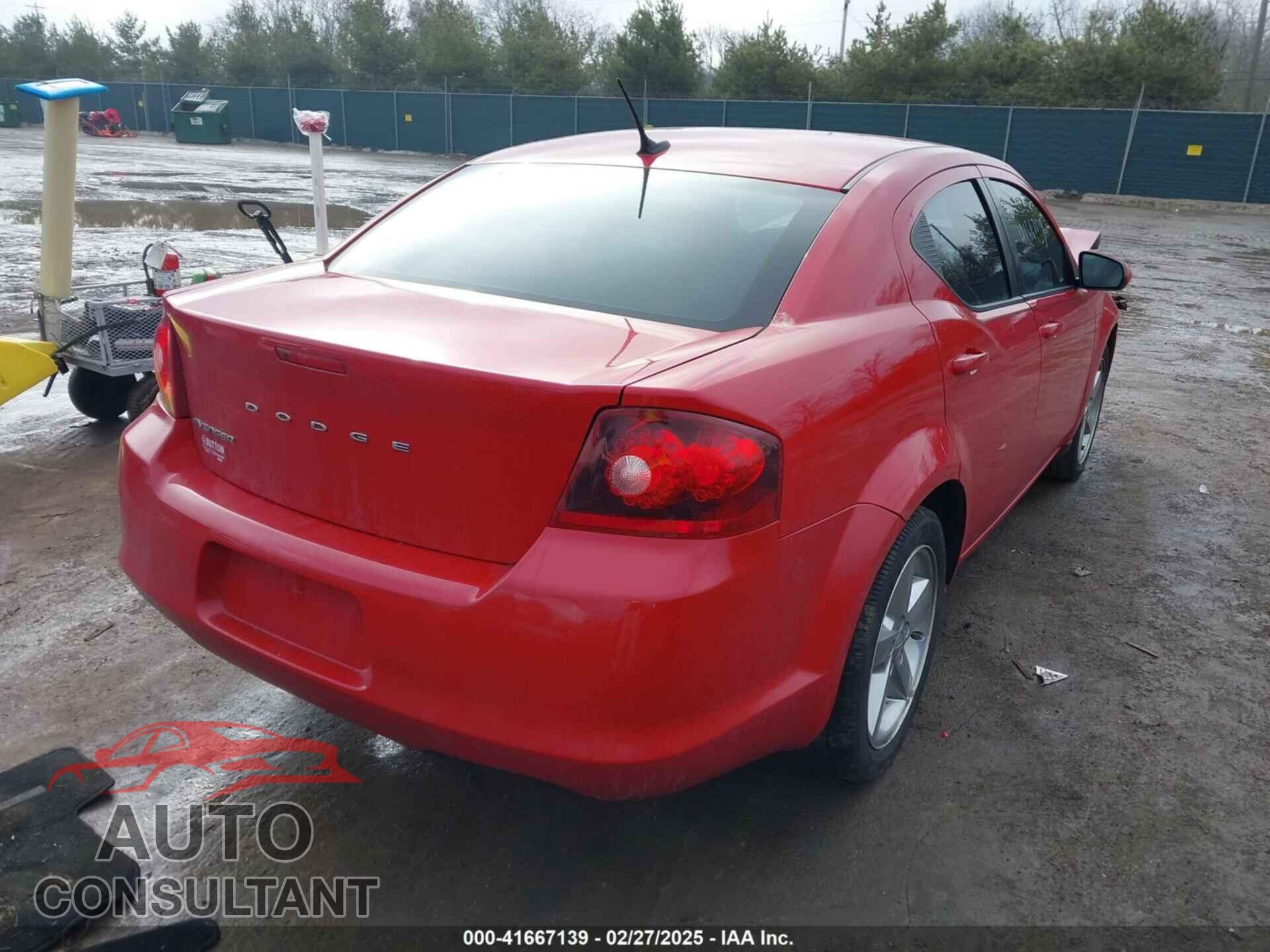 DODGE AVENGER 2011 - 1B3BD2FB7BN562034