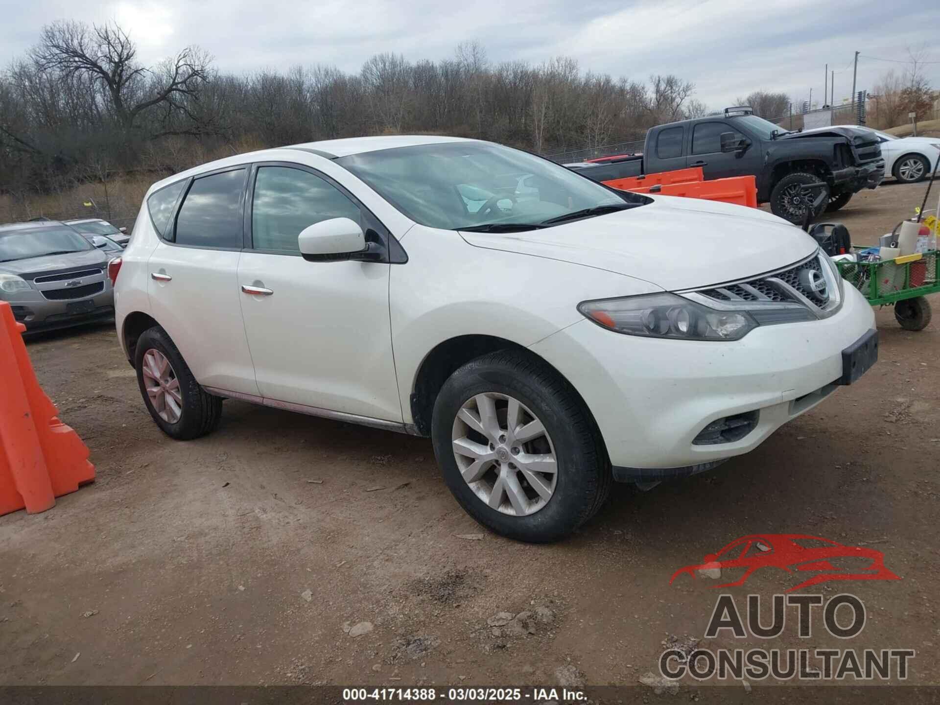 NISSAN MURANO 2011 - JN8AZ1MW6BW152982