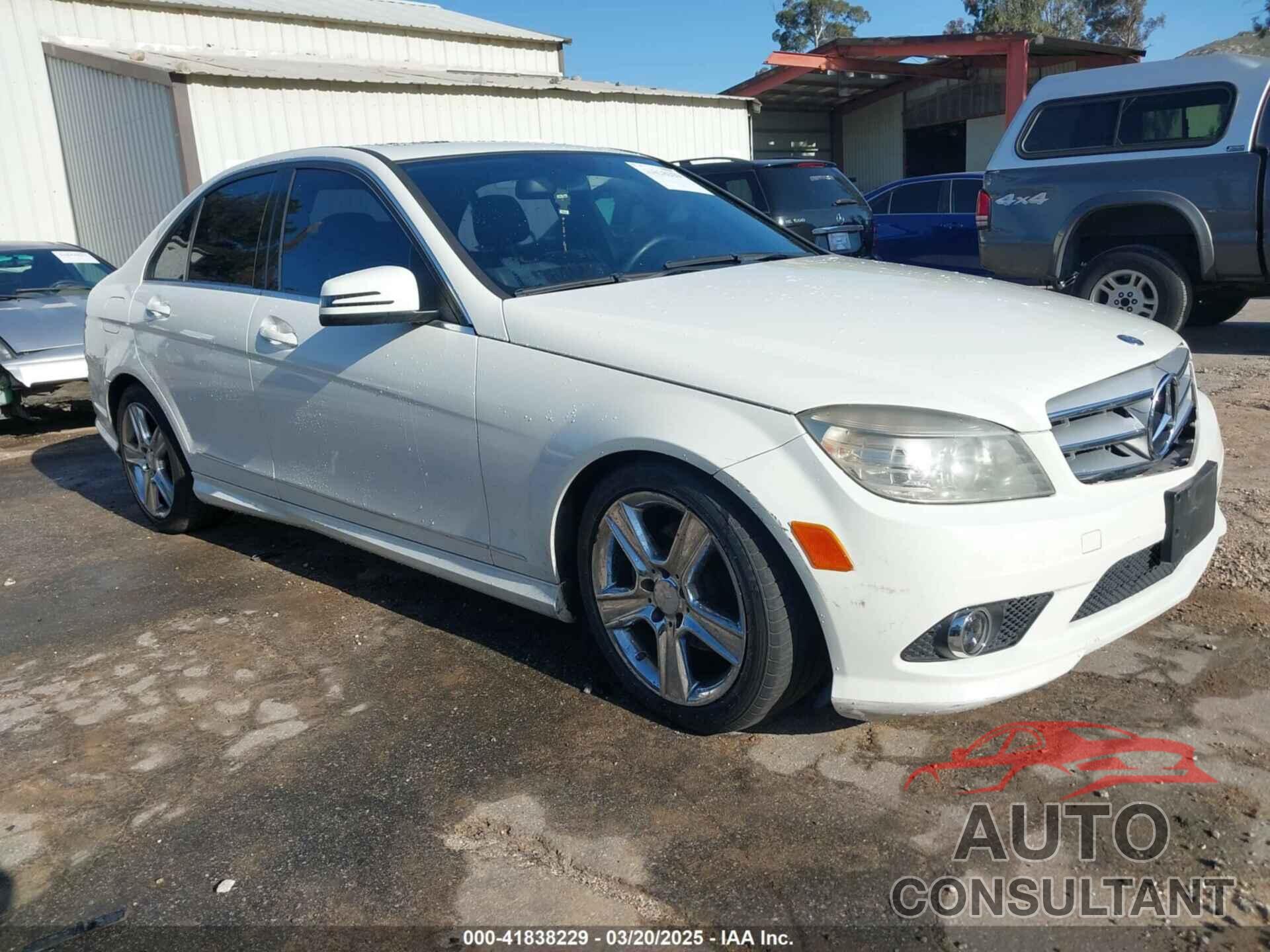 MERCEDES-BENZ C 300 2010 - WDDGF5EB0AR100476