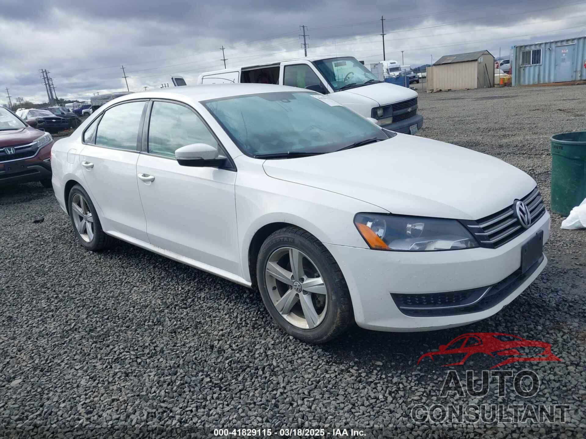 VOLKSWAGEN PASSAT 2013 - 1VWAP7A39DC132046