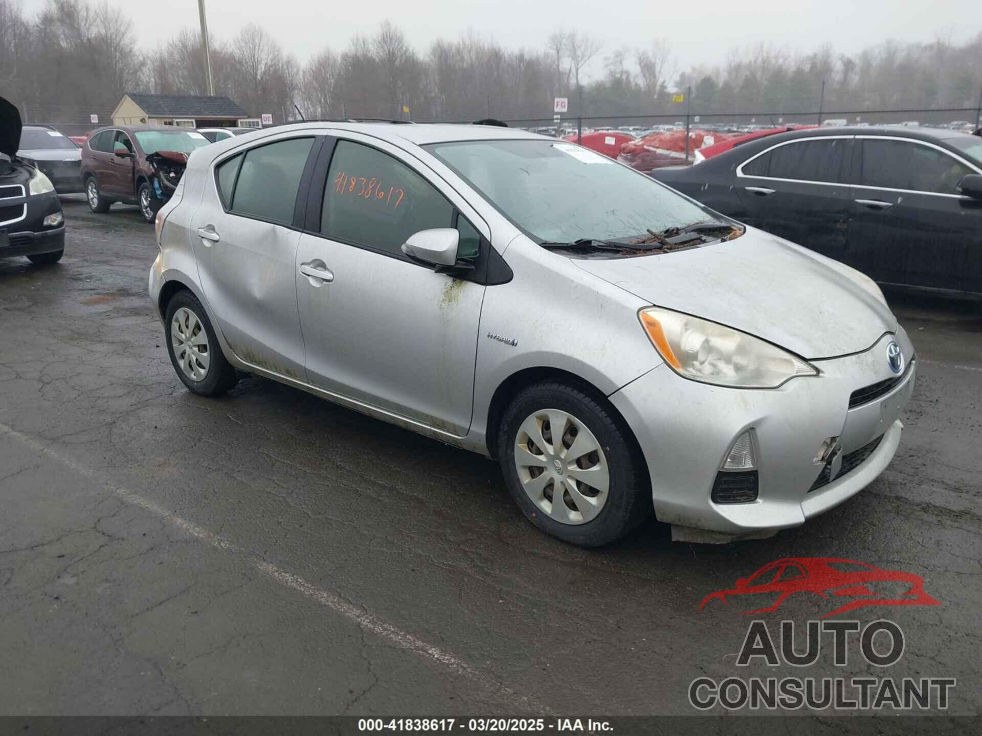 TOYOTA PRIUS C 2012 - JTDKDTB33C1501520