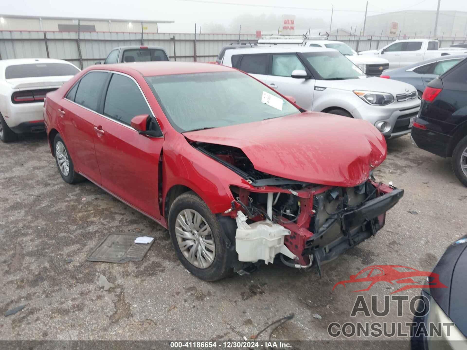 TOYOTA CAMRY 2012 - 4T4BF1FK4CR180667
