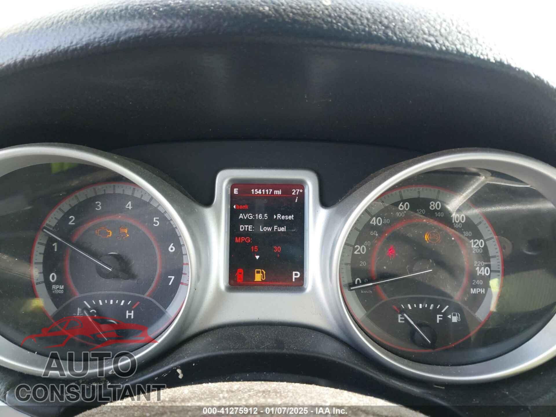 DODGE JOURNEY 2012 - 3C4PDCCG0CT278367