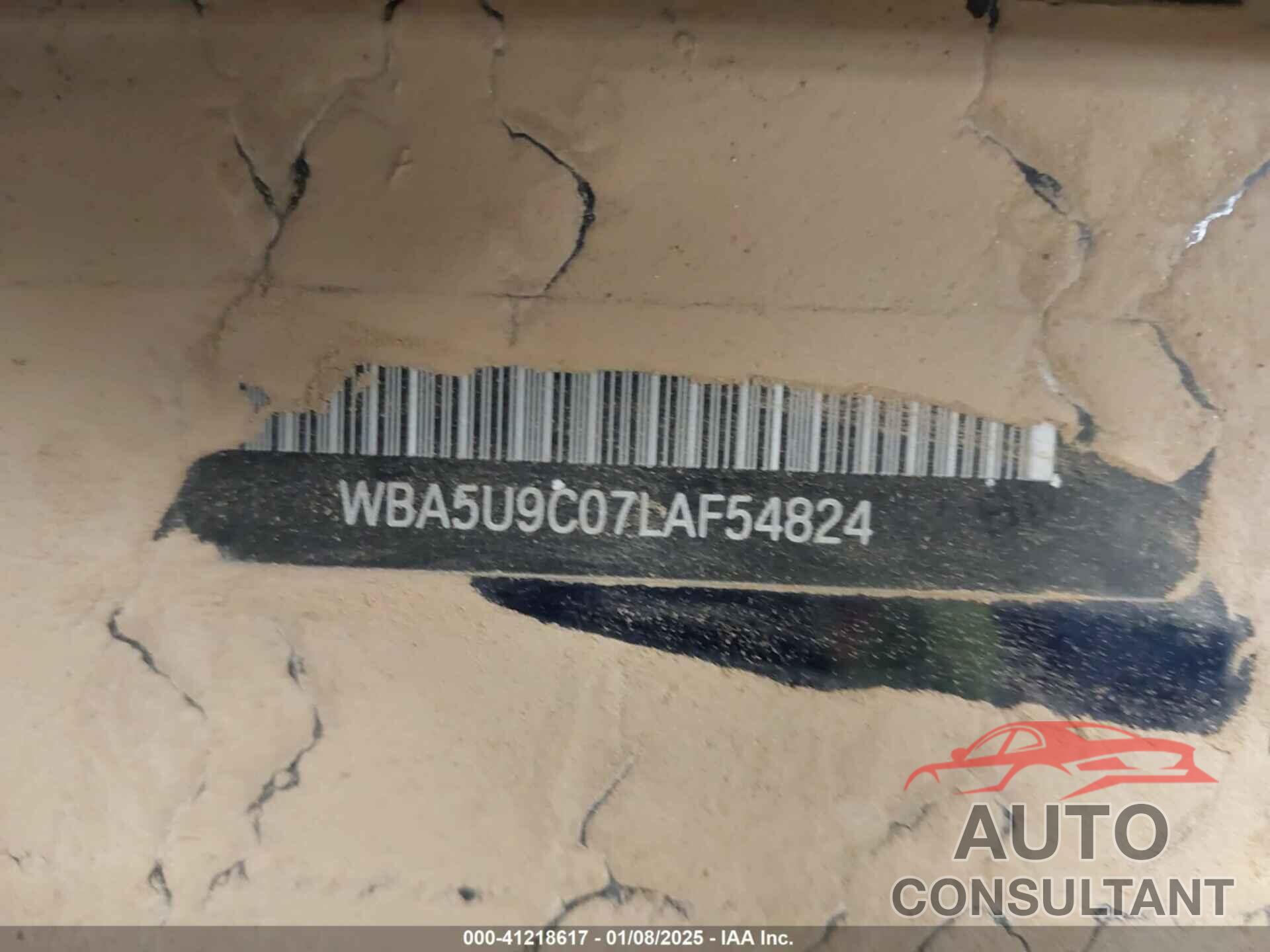 BMW 3 SERIES 2020 - WBA5U9C07LAF54824