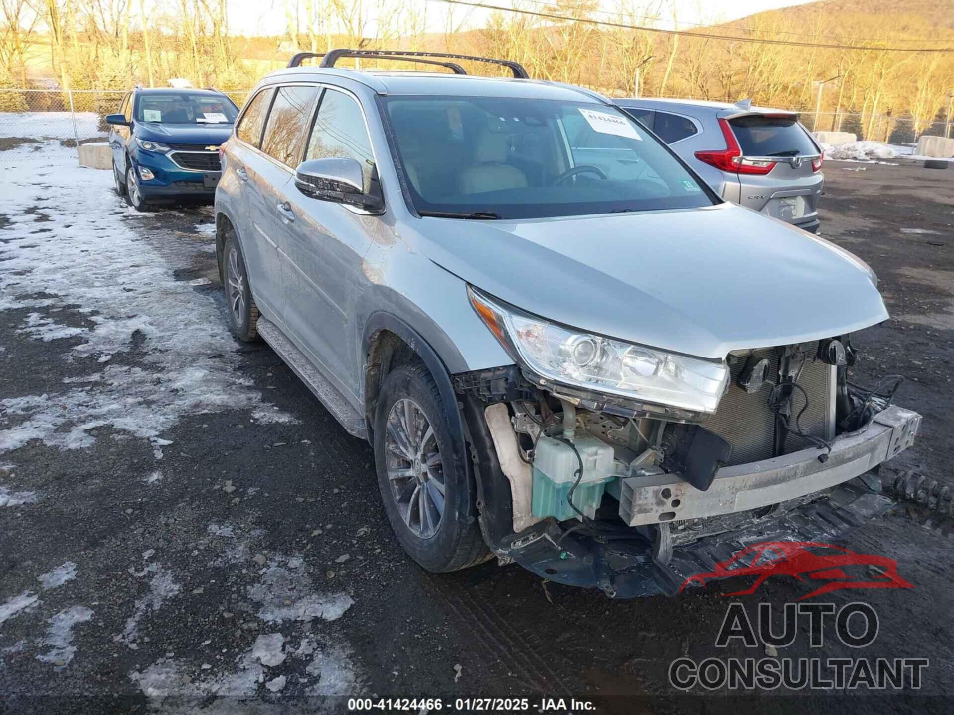 TOYOTA HIGHLANDER 2018 - 5TDJZRFH1JS532772
